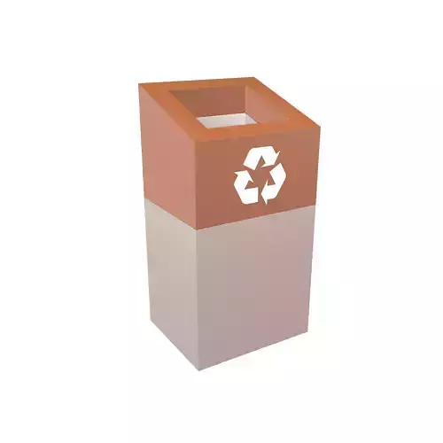 Modern Trash Can v2 005