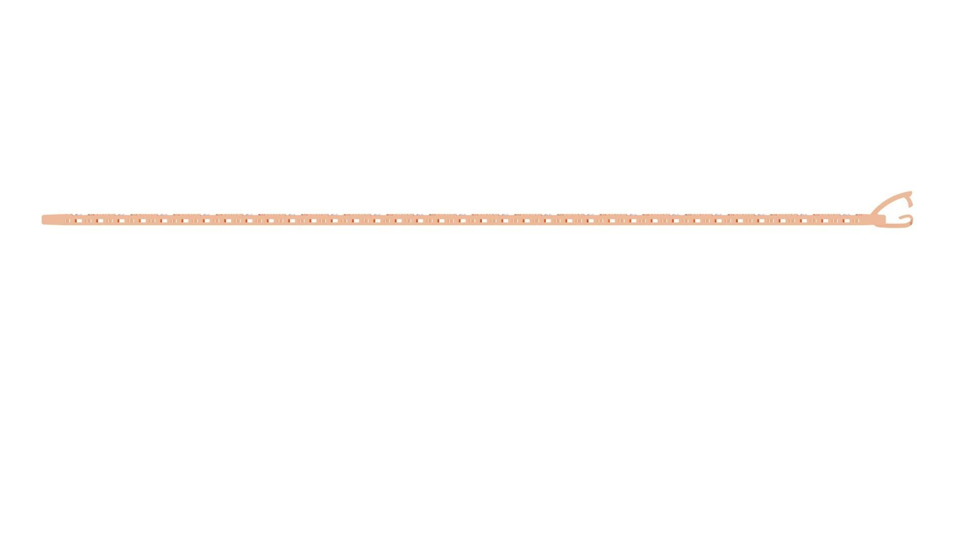 Chain Style Unisex Diamond Bracelet 3dm renders 3D print model_10