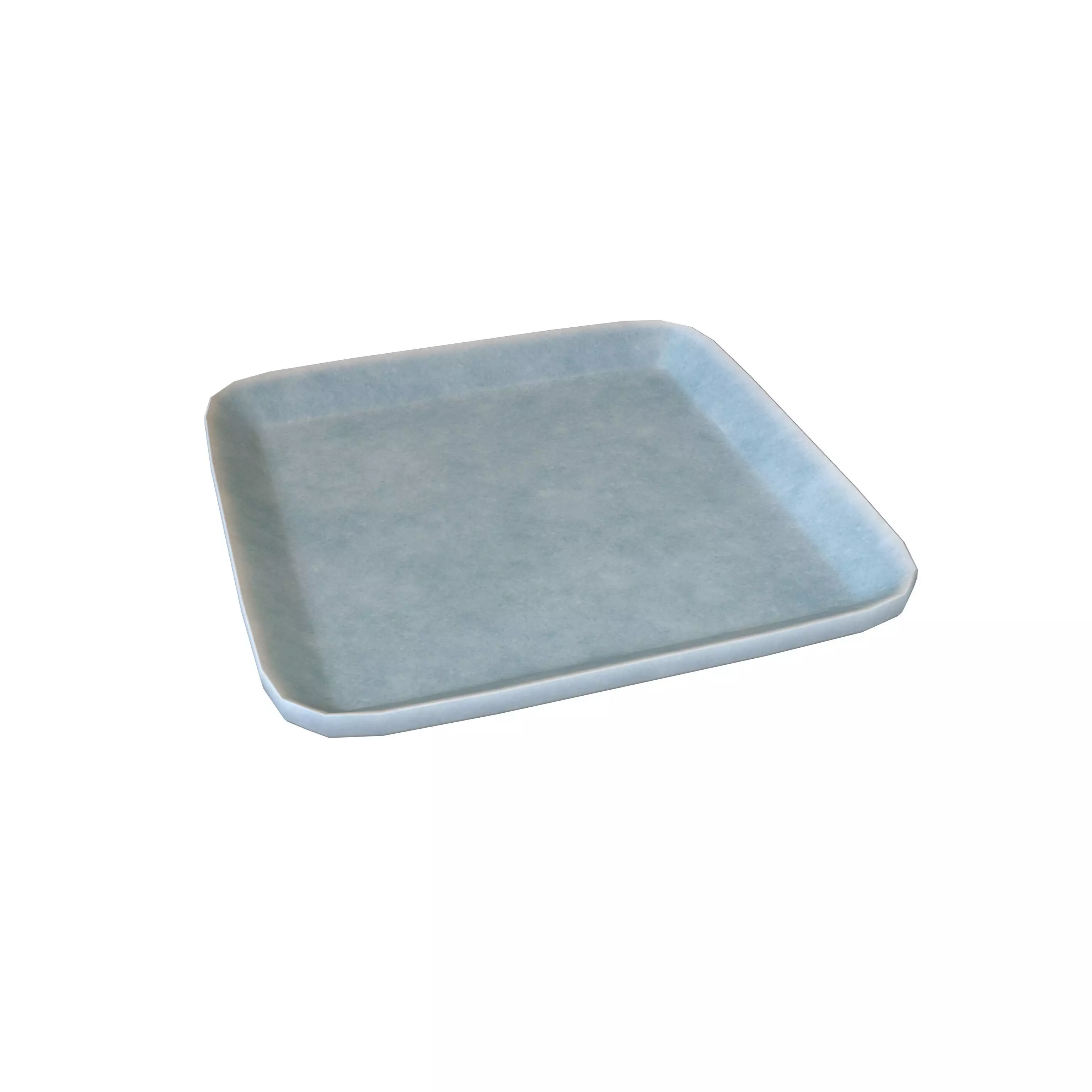 Japanese Tableware Main Plate v1 001 Low-poly 3D model