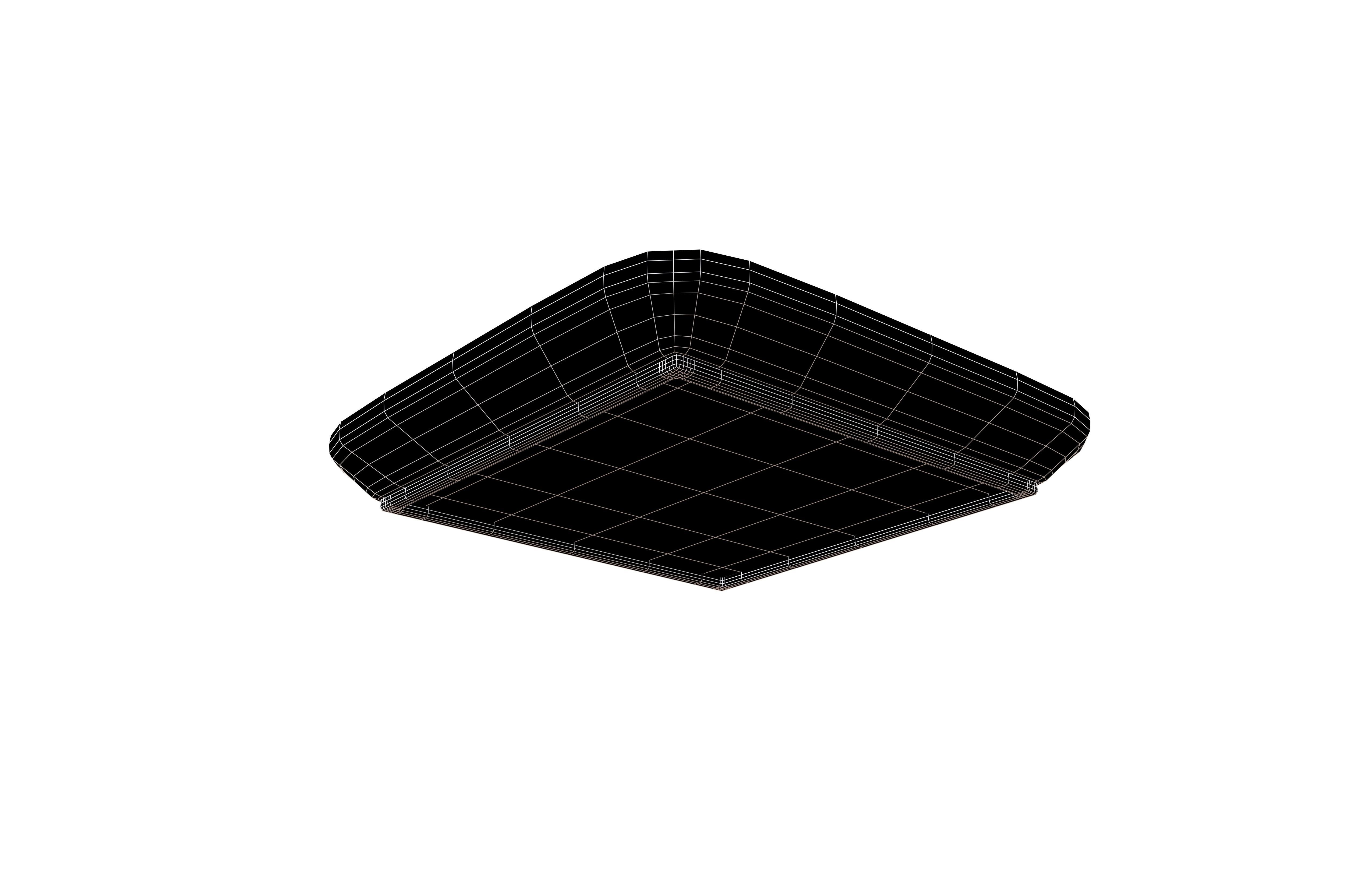 Japanese Tableware Main Plate v1 003 Low-poly 3D model_7