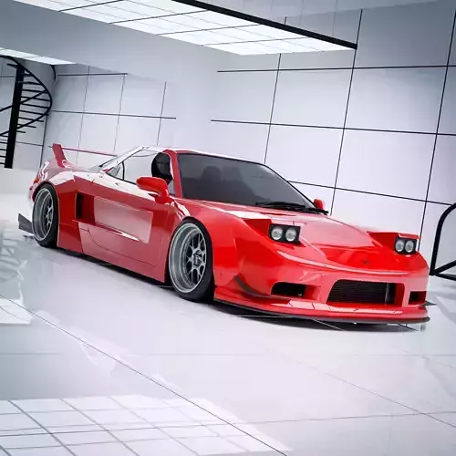 Honda NSX Widebody 3D model