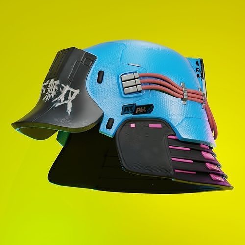 KABUTO helmet from cyberpunk 2077 3d print 3D model 3D printable CGTrader