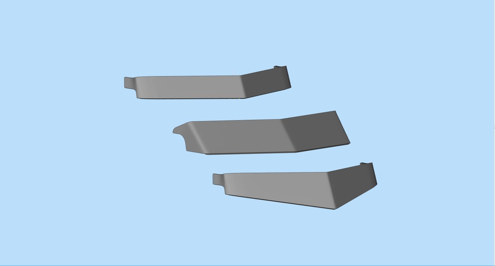3DPrintsSTL SunVisor V-Style for RC Truck Duel Cab and etc 3D print model_5