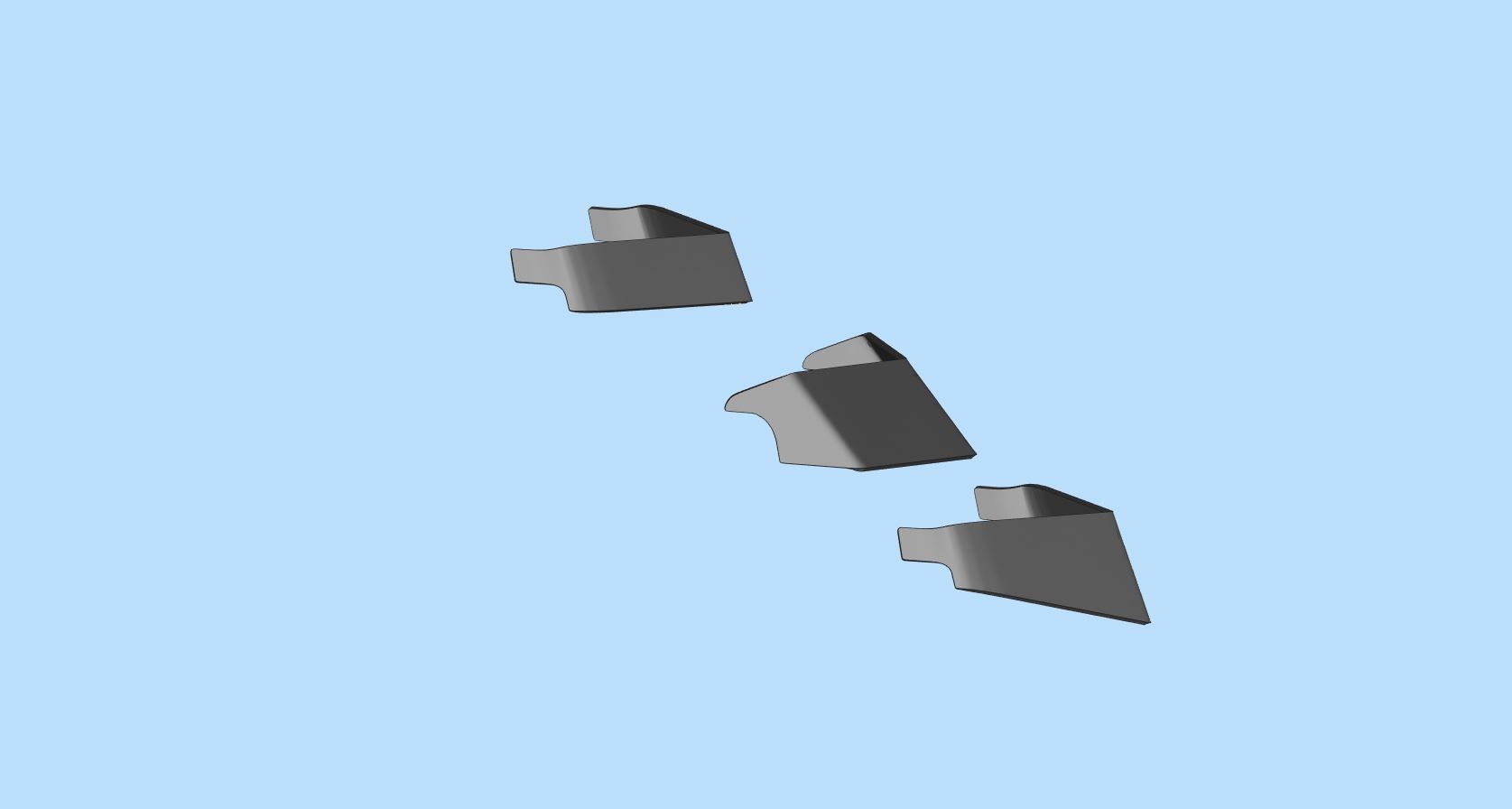 3DPrintsSTL SunVisor V-Style for RC Truck Duel Cab and etc 3D print model_6