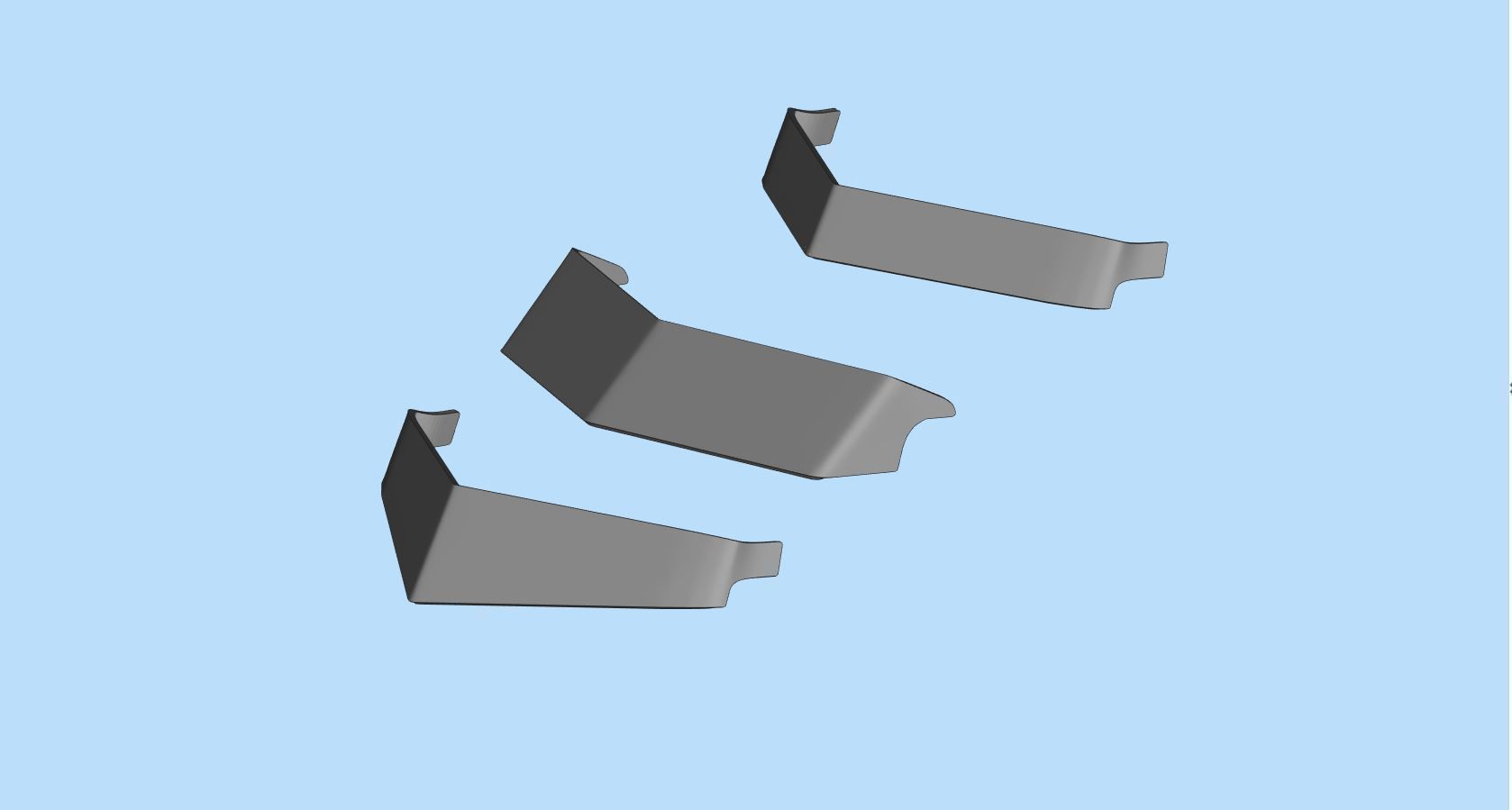 3DPrintsSTL SunVisor V-Style for RC Truck Duel Cab and etc 3D print model_2