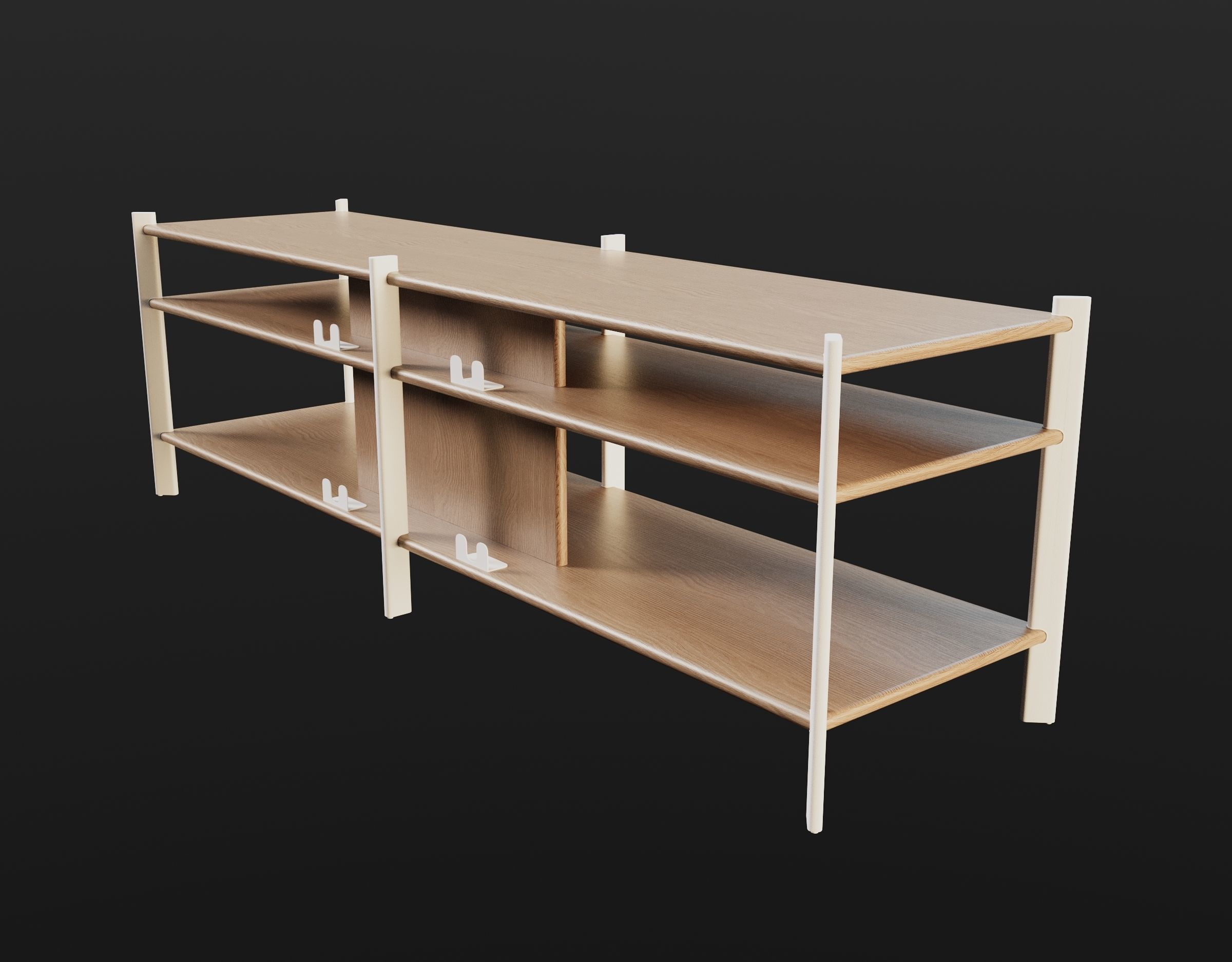 JATTESTA TV Table Low-poly 3D model_1