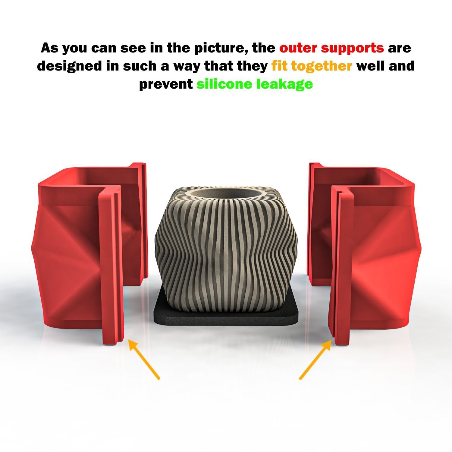 tea light holder for making silicone mold 3D print model_1