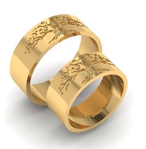 tree of life ring 3D print model