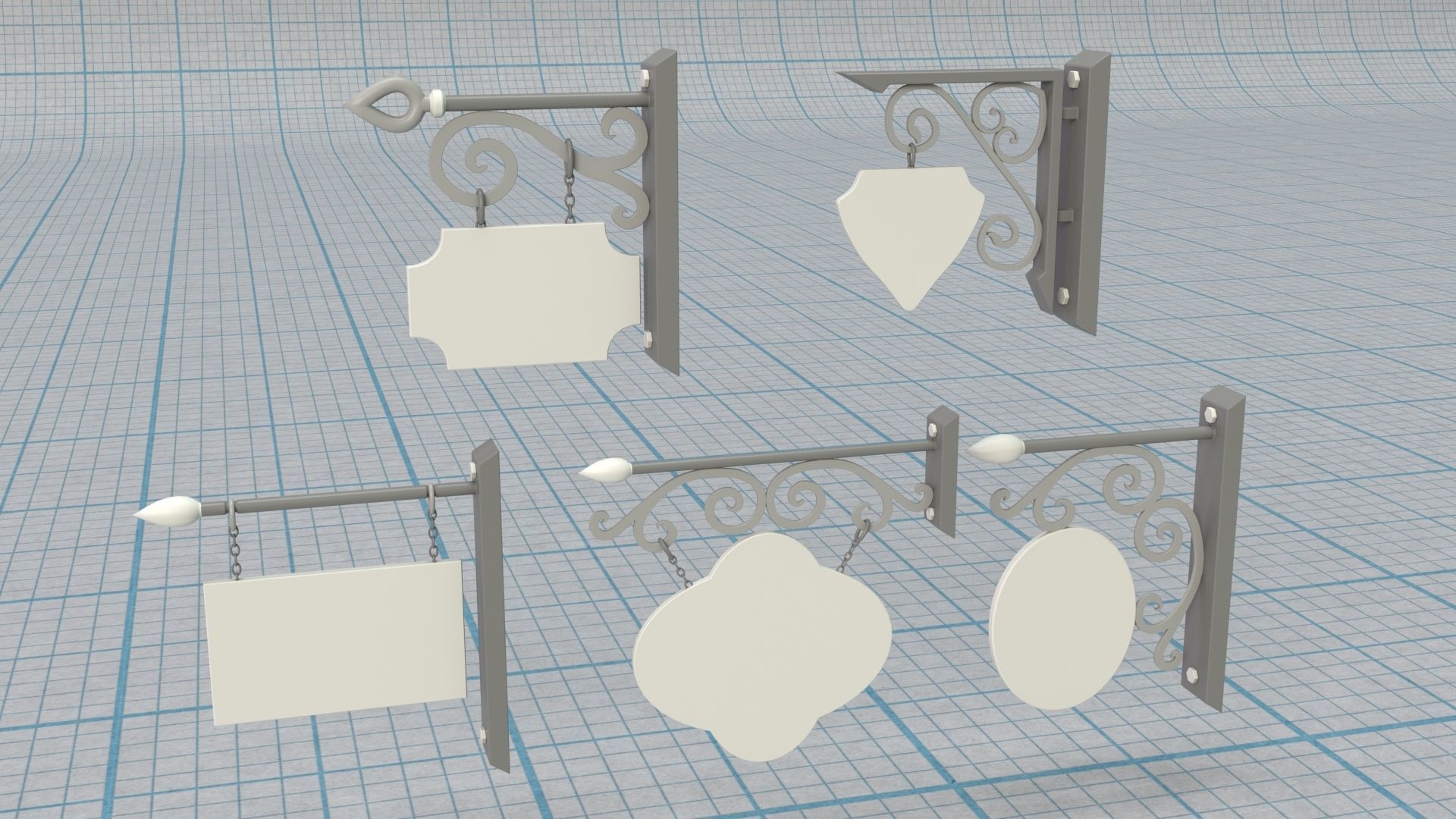 Environment Props - Collection 1 - 122 pieces  3D model_19