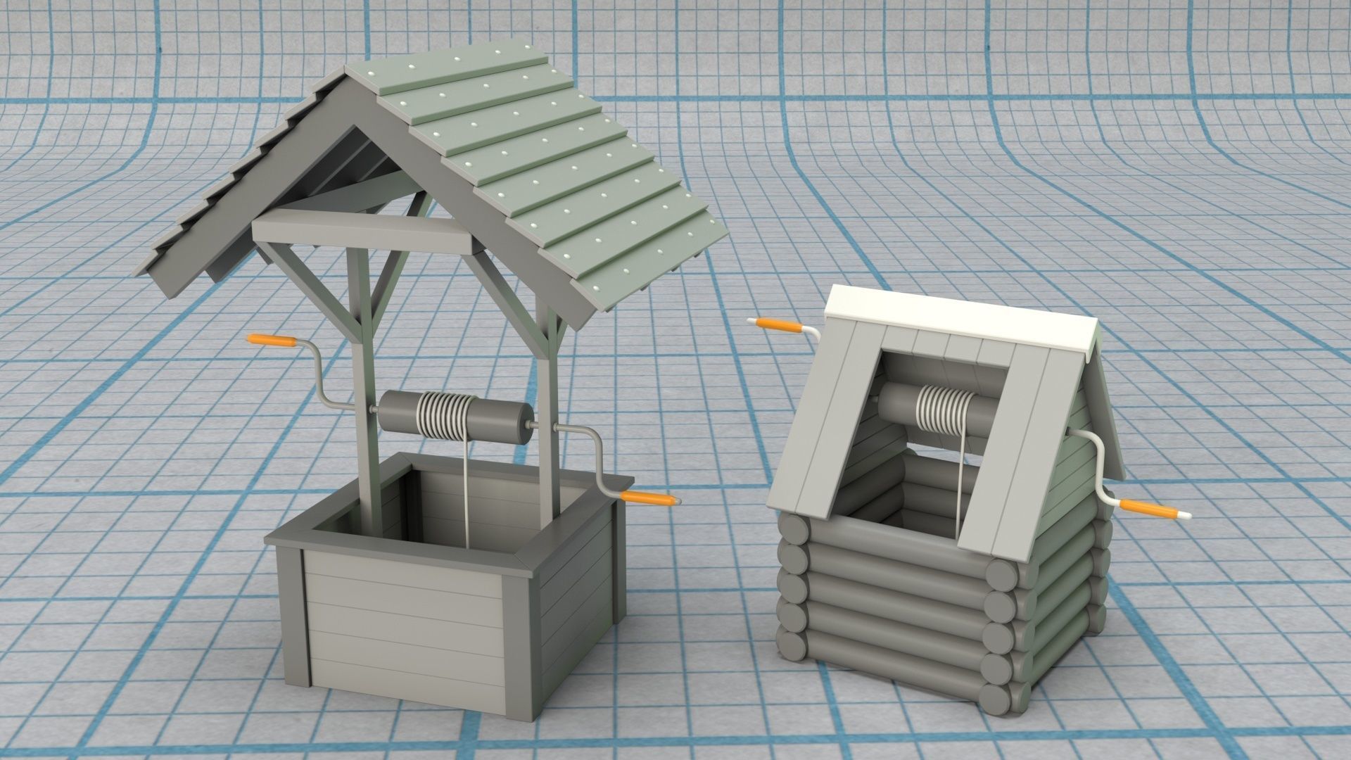 Environment Props - Collection 1 - 122 pieces  3D model_10