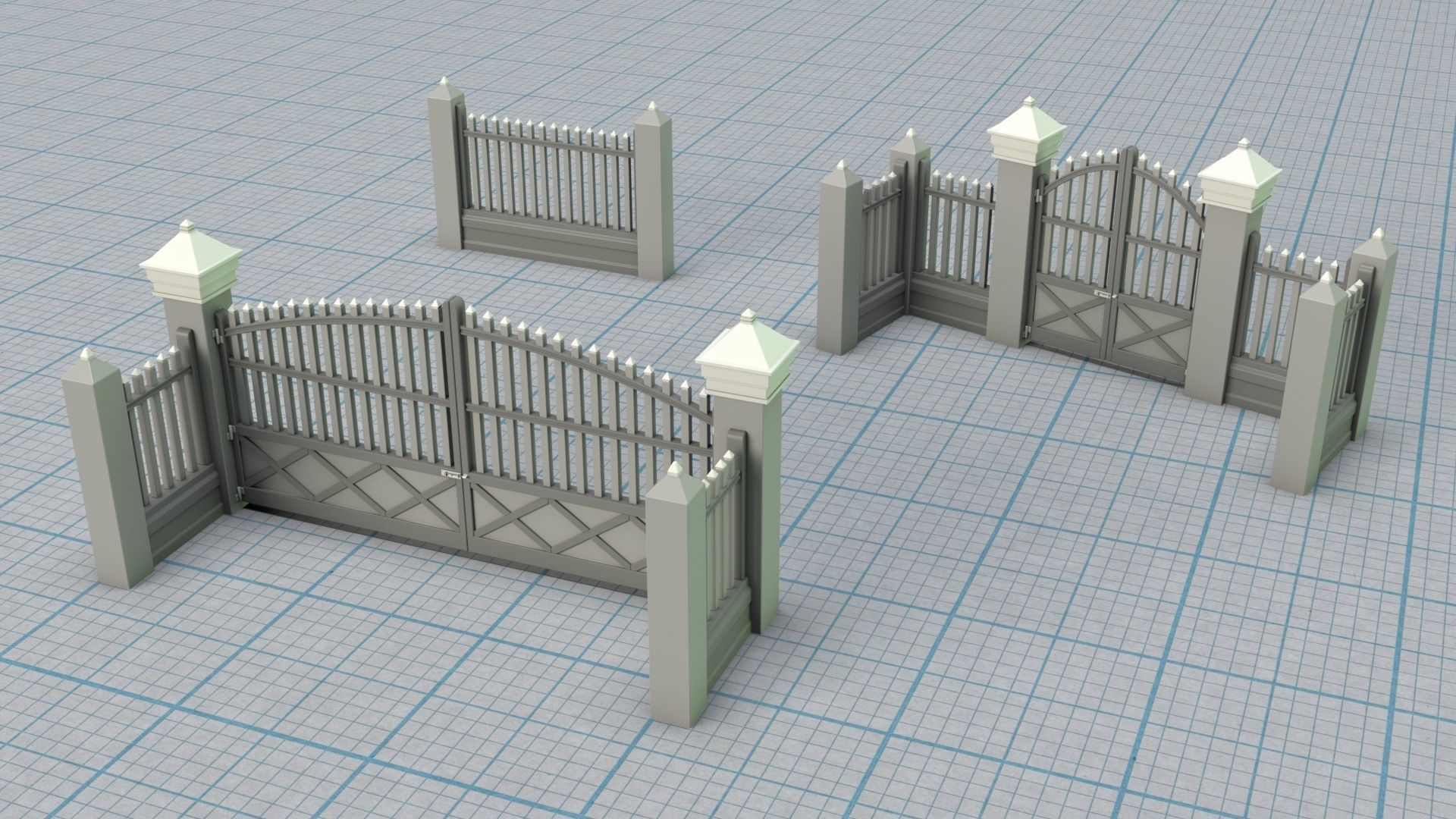 Environment Props - Collection 1 - 122 pieces  3D model_20