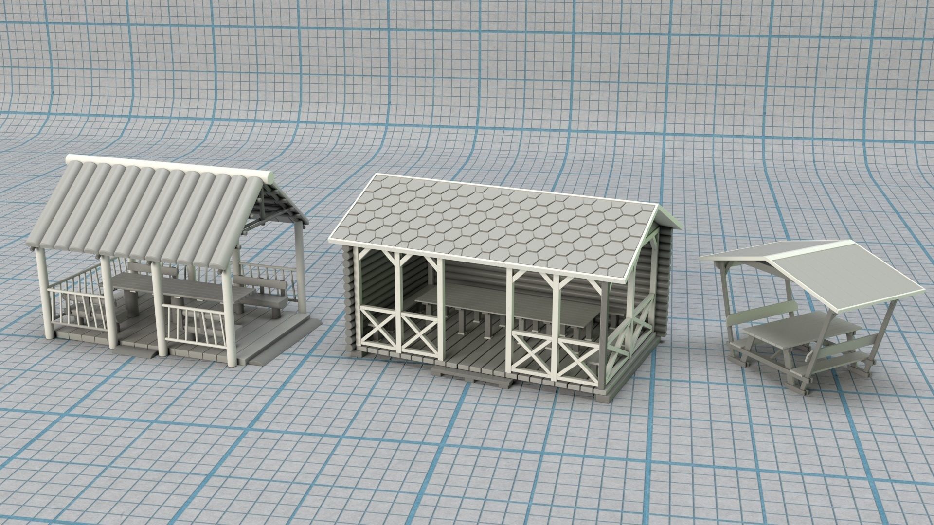 Environment Props - Collection 1 - 122 pieces  3D model_6