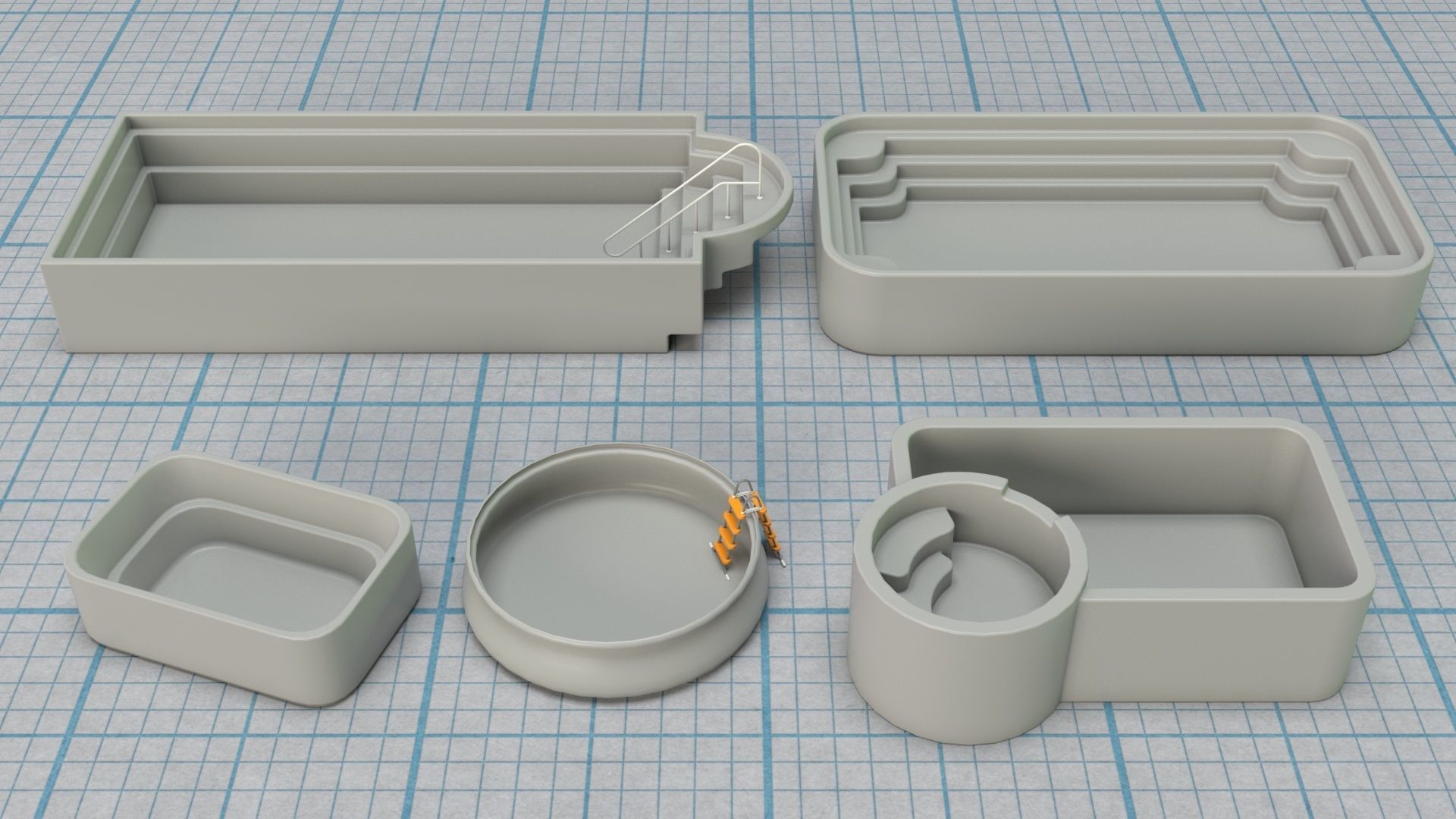 Environment Props - Collection 1 - 122 pieces  3D model_18