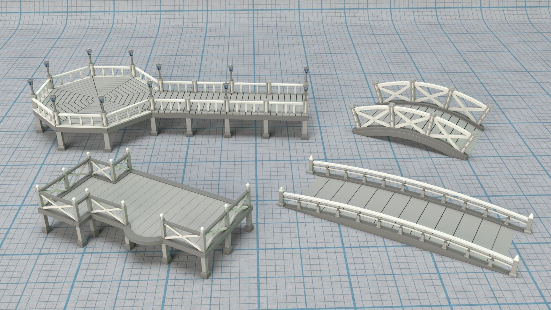 Environment Props - Collection 1 - 122 pieces  3D model_13