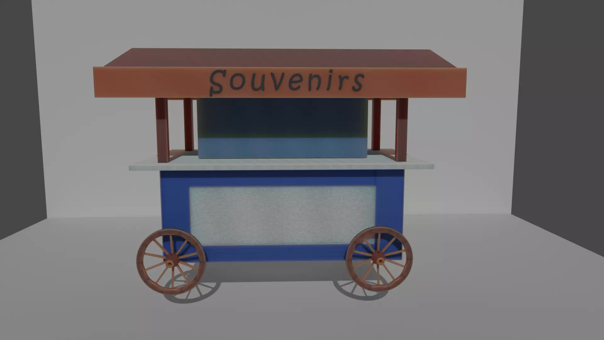 Souvenir stand 3D model