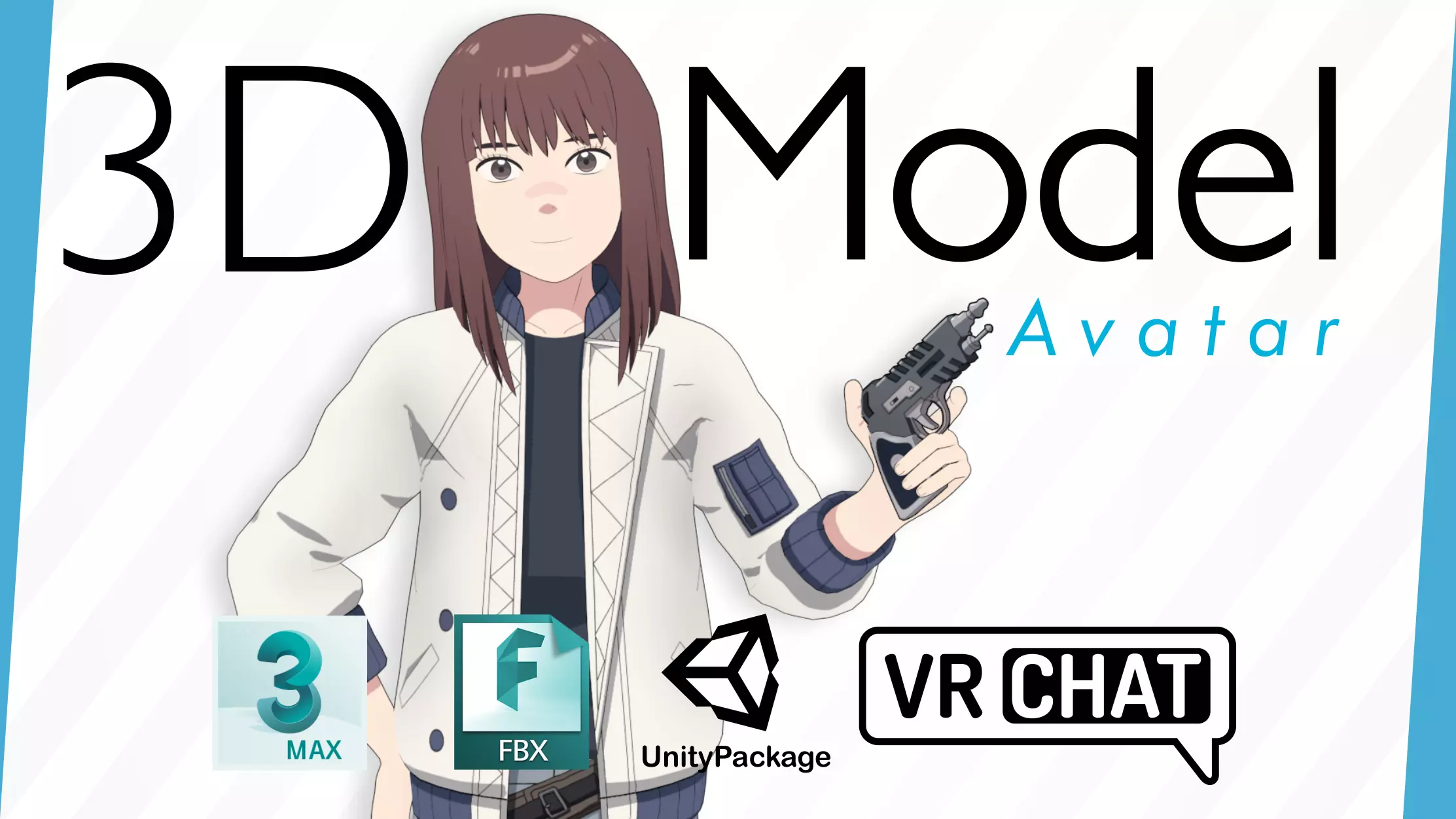 Kiruko heavenly delusion VRChat Avatar 3D model_0