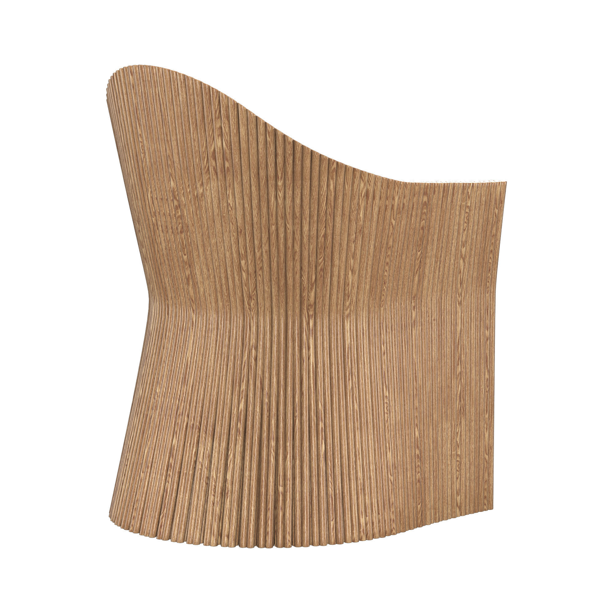 Manau Dining Chair McGuire MCM508 3D model_5