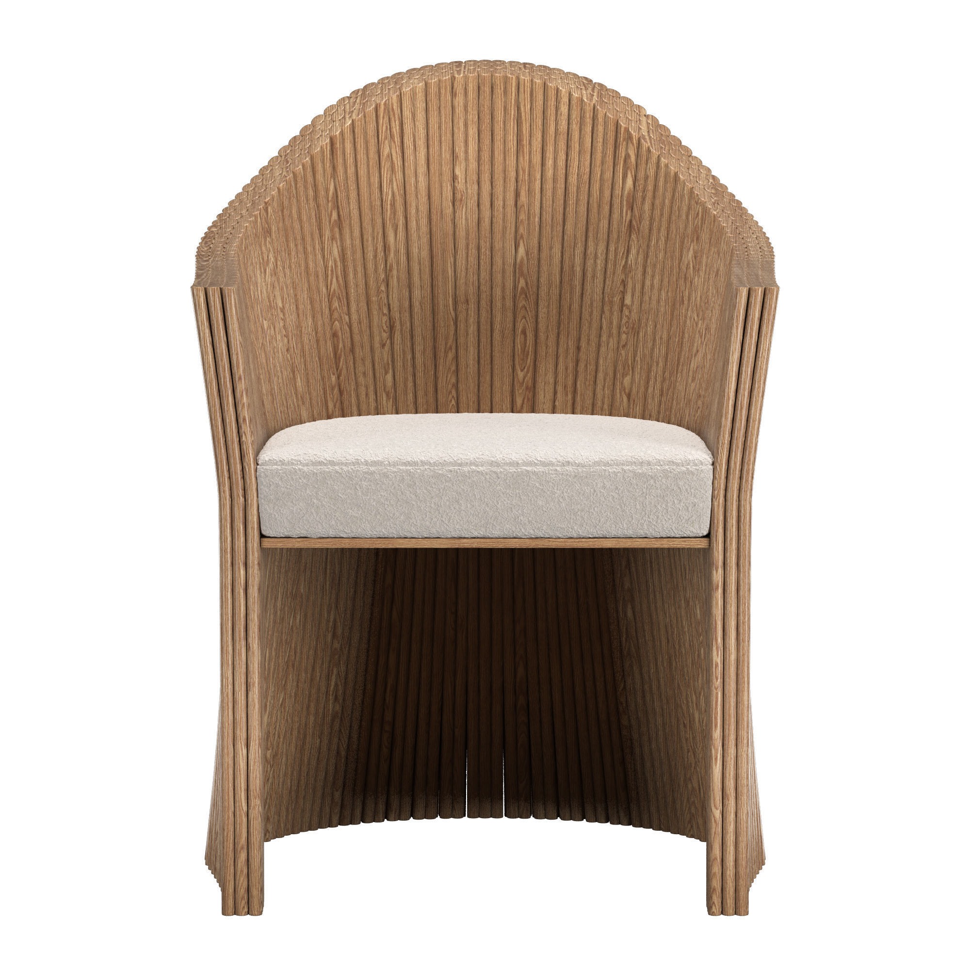 Manau Dining Chair McGuire MCM508 3D model_2