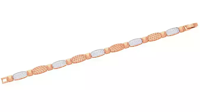 Chain Style Unisex Diamond Bracelet 3dm renders 3D print model Chain Style Unisex Diamond Bracelet 3dm renders 3D print model