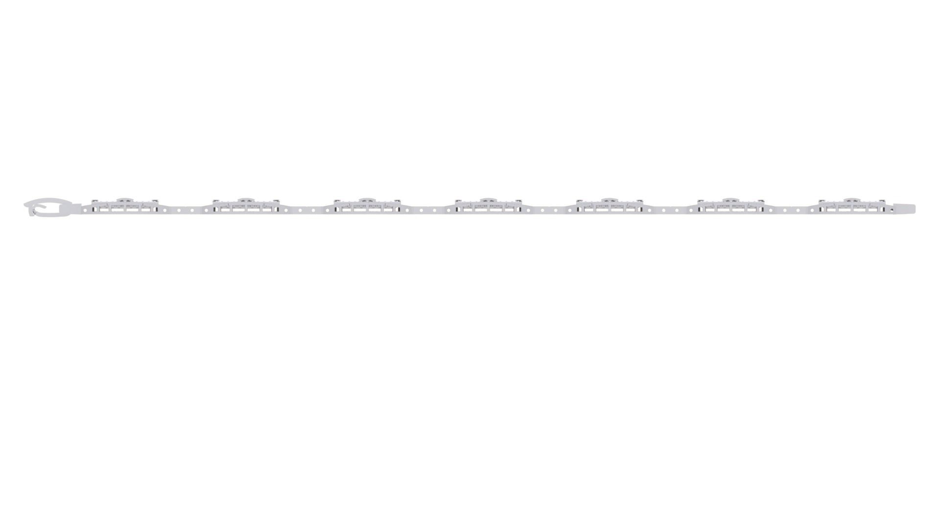 Crown Luxury Chain Style Unisex Diamond Bracelet 3dm renders 3D print model_9