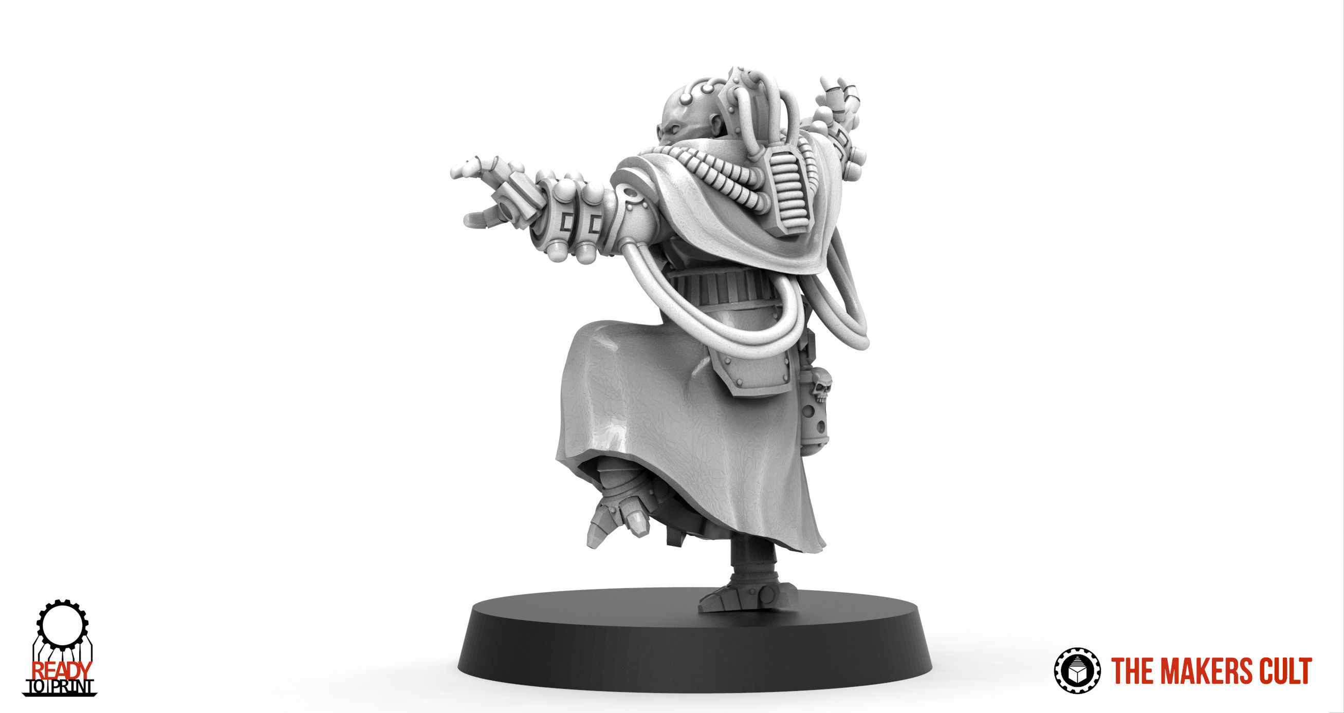 Dark Techno - Teslarite Channellers 3D print model_11