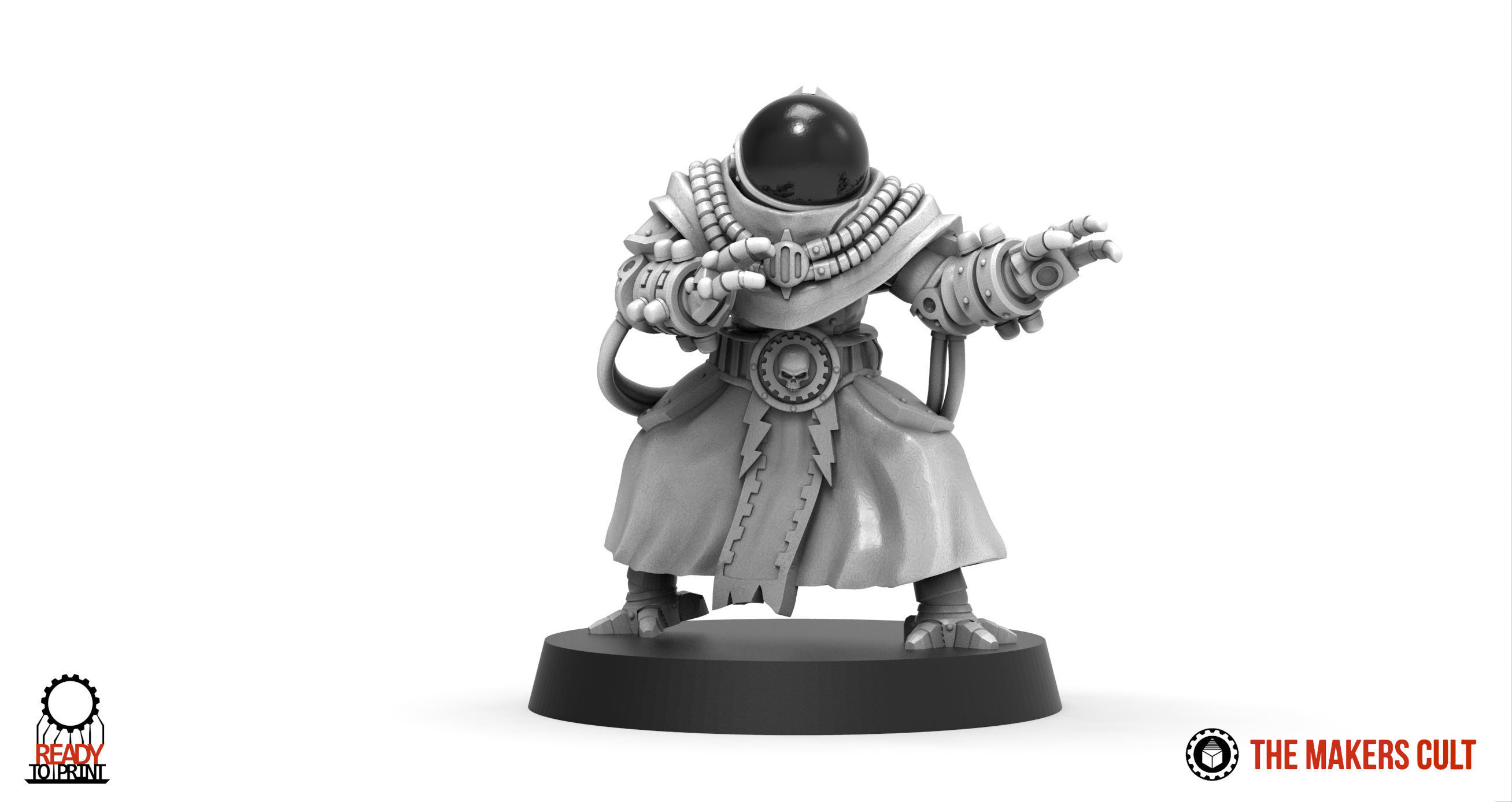 Dark Techno - Teslarite Channellers 3D print model_9