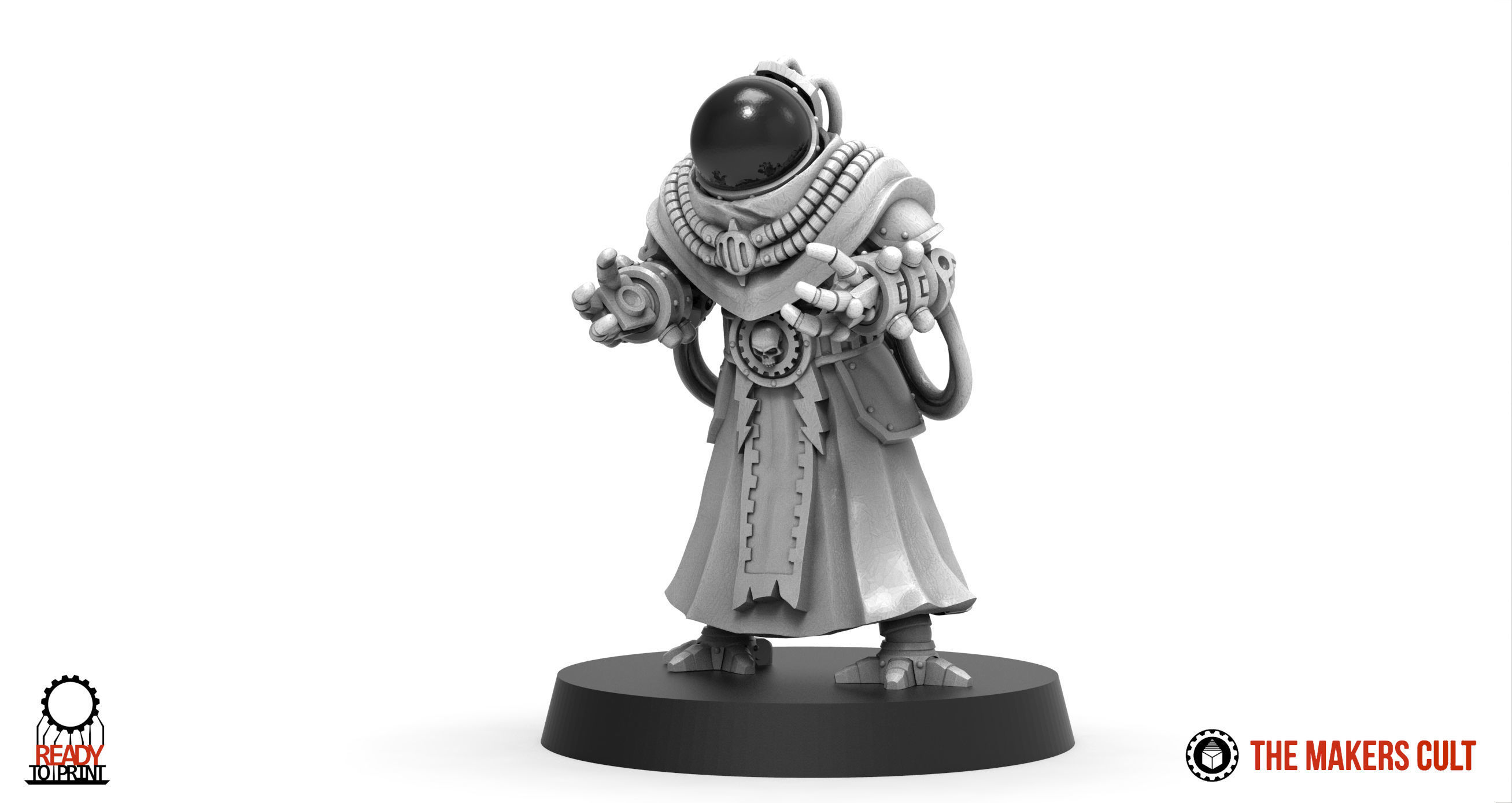 Dark Techno - Teslarite Channellers 3D print model_4