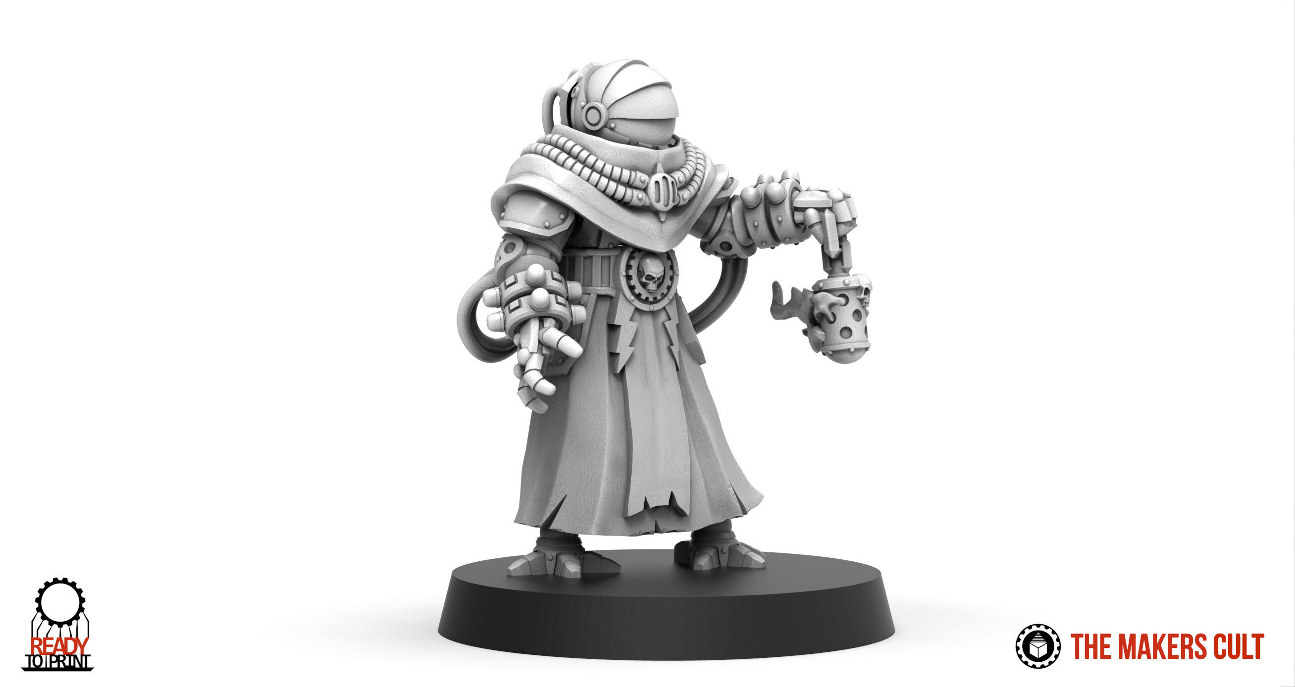 Dark Techno - Teslarite Channellers 3D print model_5