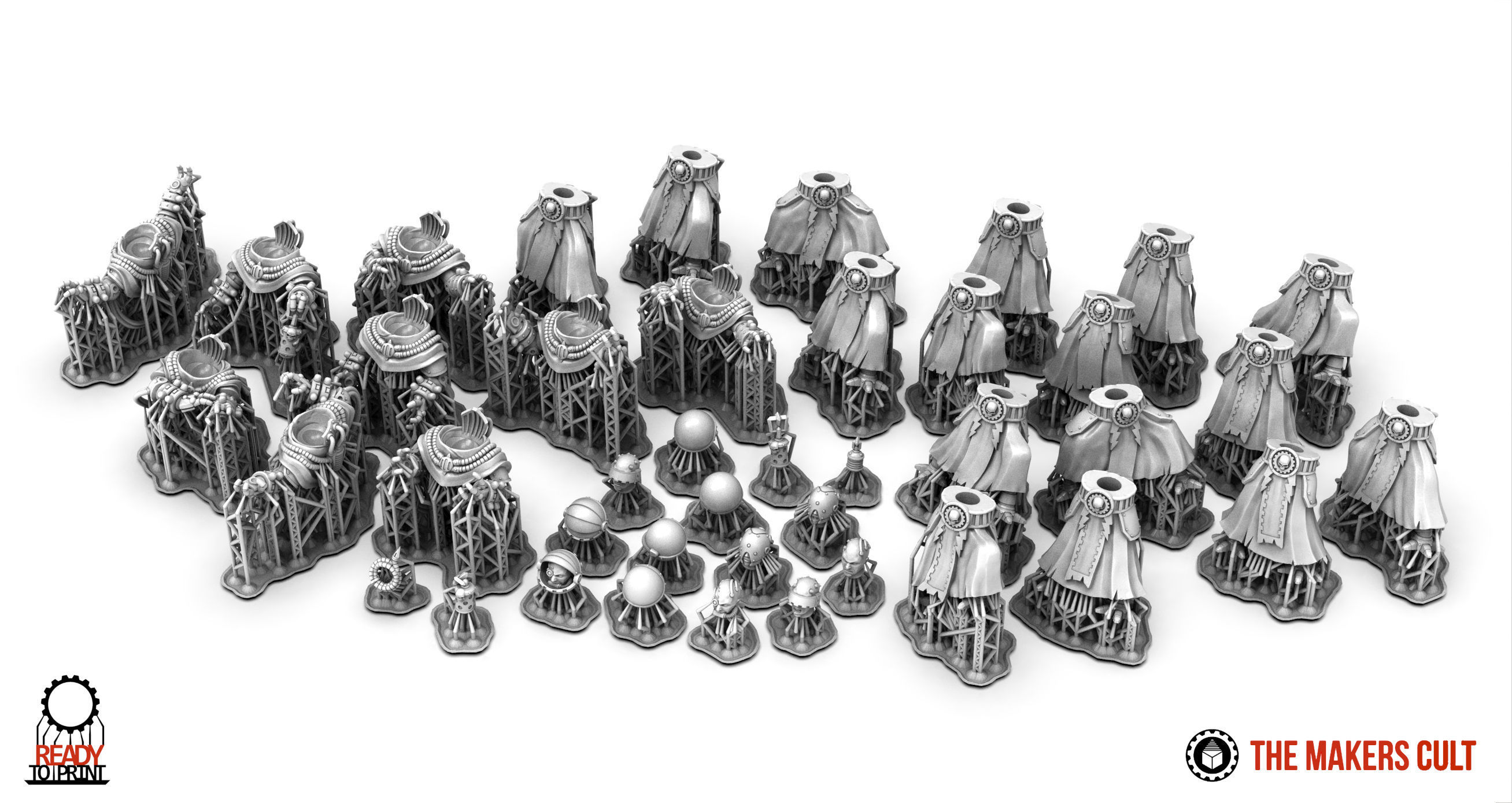 Dark Techno - Teslarite Channellers 3D print model_15