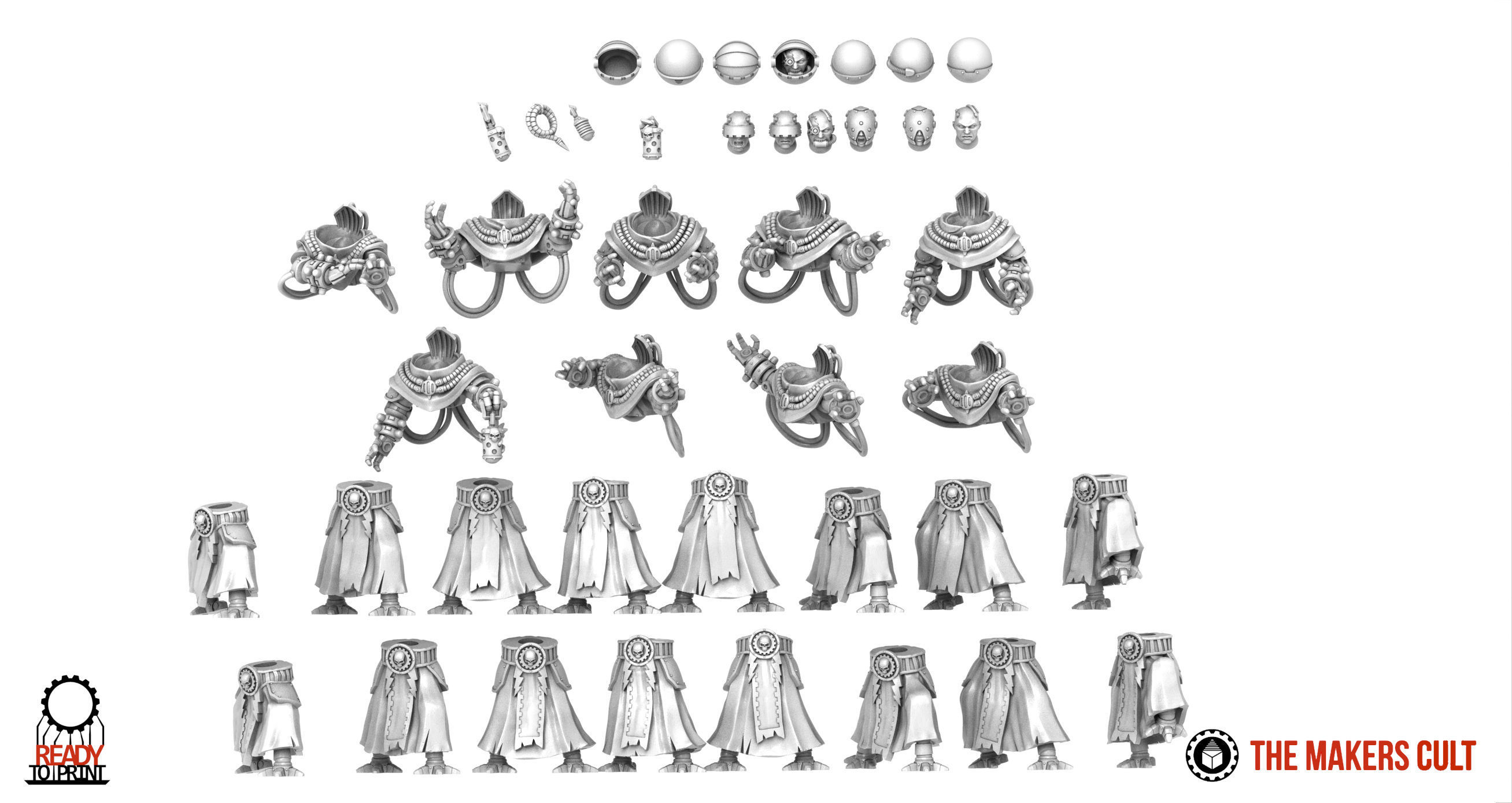 Dark Techno - Teslarite Channellers 3D print model_12