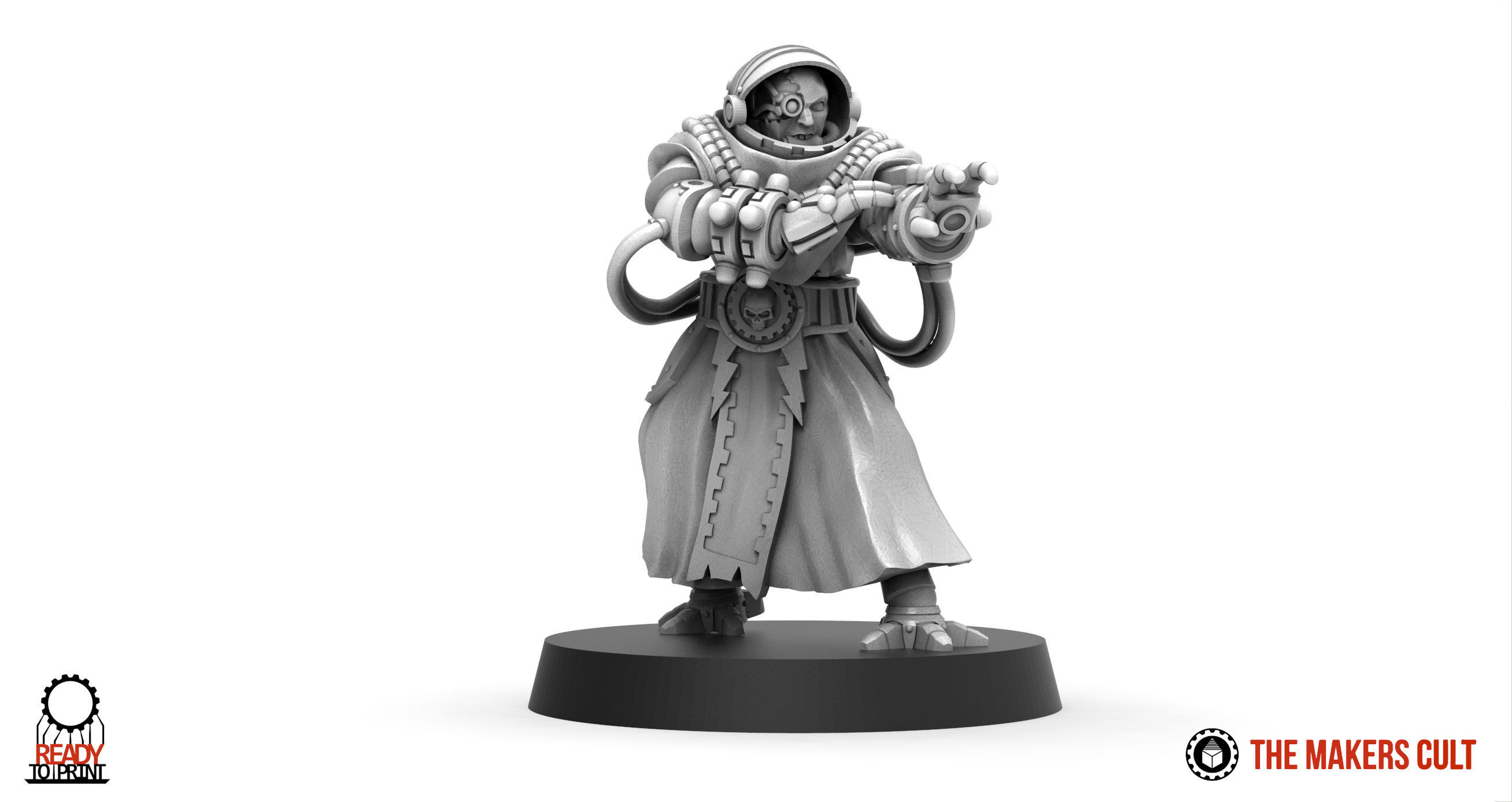 Dark Techno - Teslarite Channellers 3D print model_10