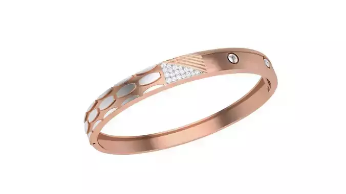 Screw Head Solid Diamond Unisex Bracelets 3dm stl renders obj  3D print model
