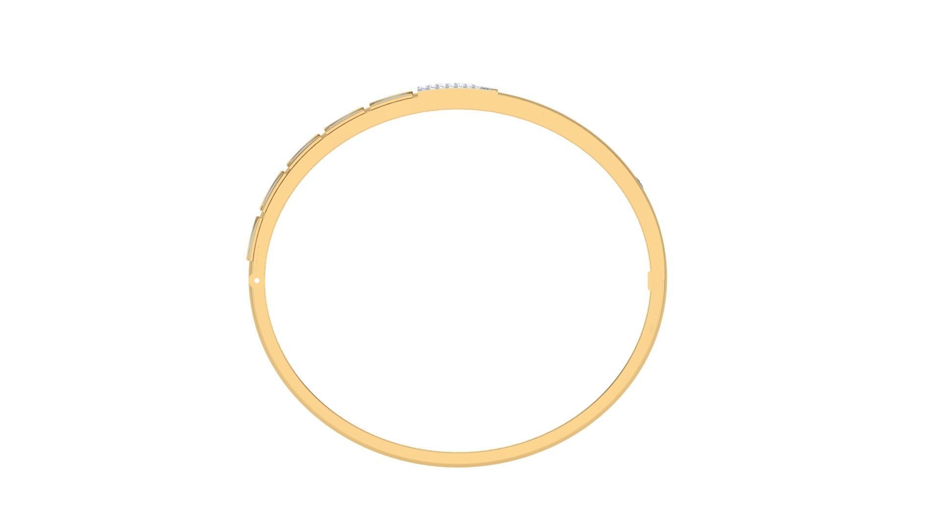 Screw Head Solid Diamond Unisex Bracelets 3dm stl renders obj  3D print model_10