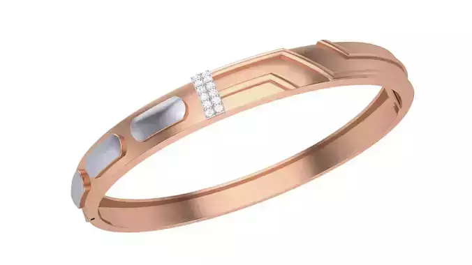 Solid Diamond Unisex Bracelets 3dm stl renders obj gltf glb 3mf