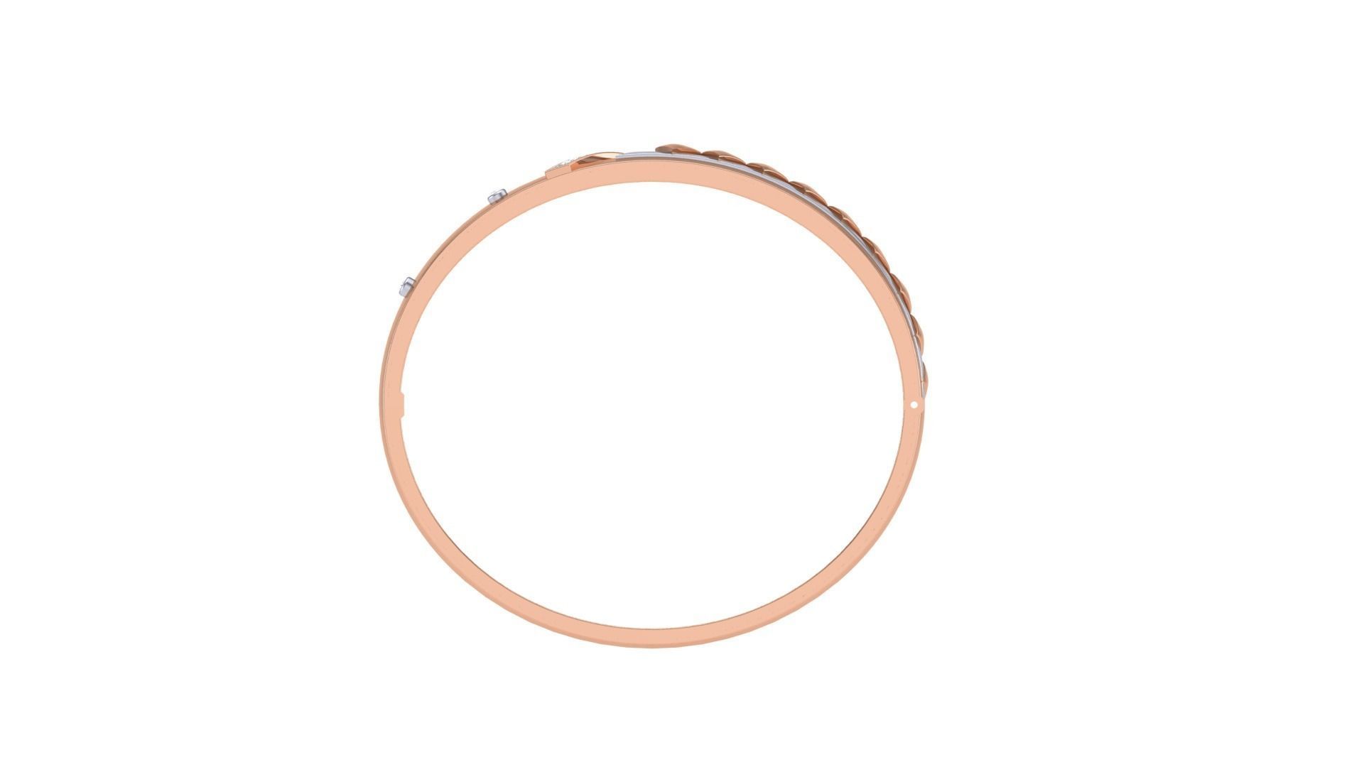 Solid Diamond Unisex Bracelets 3dm stl renders obj gltf glb 3mf 3D print model_10