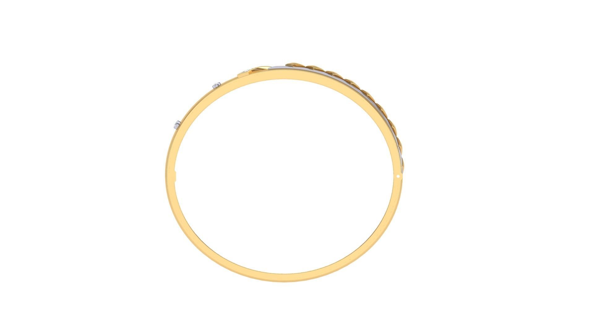 Solid Diamond Unisex Bracelets 3dm stl renders obj gltf glb 3mf 3D print model_11