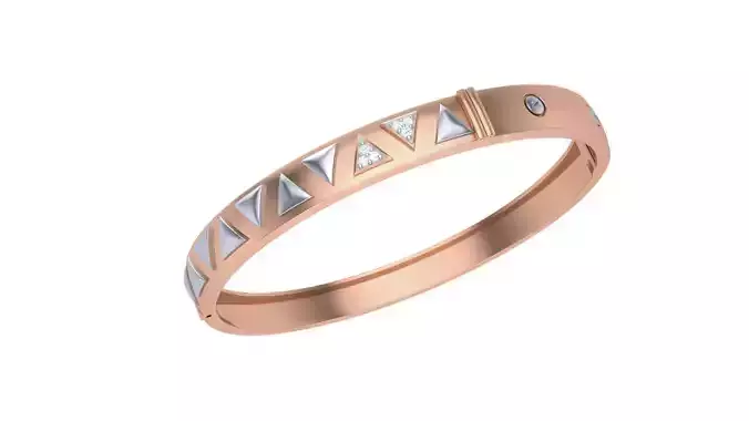 Screw Head Solid Diamond Unisex Bracelets 3dm stl renders obj 3D print model