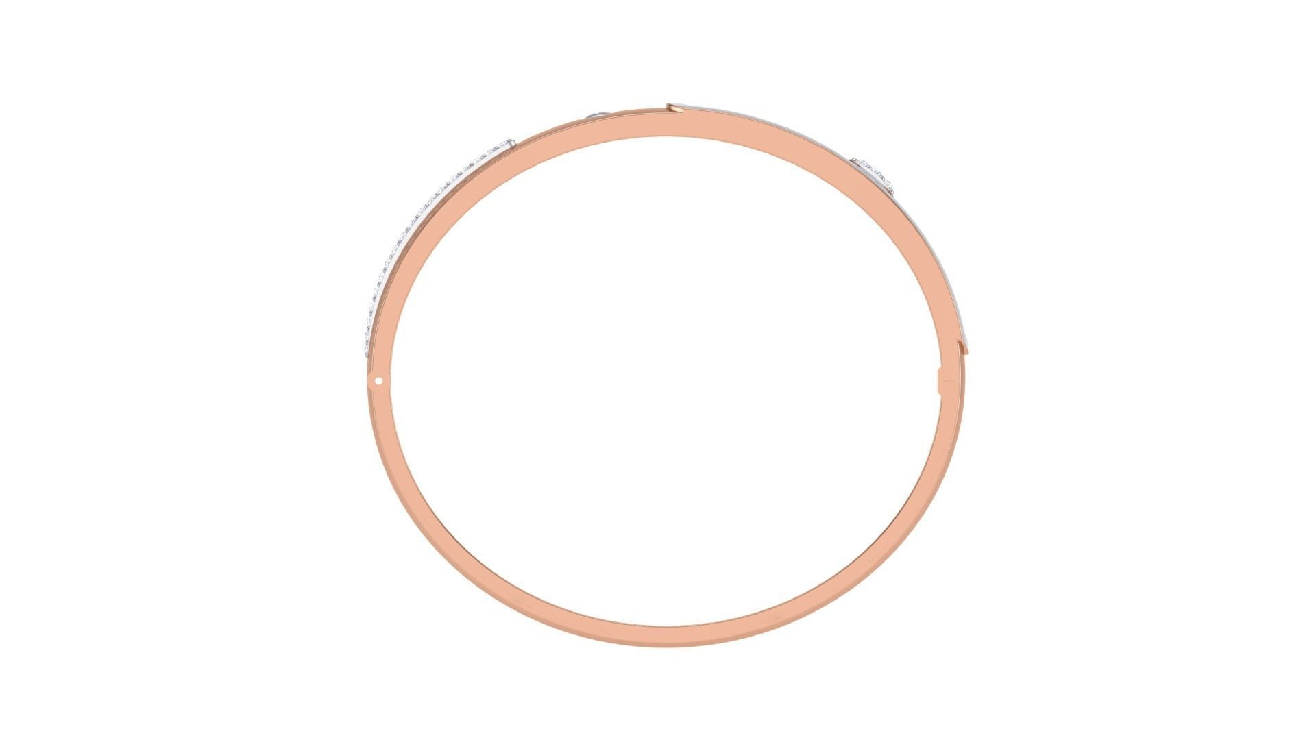 Screw Head Solid Diamond Unisex Bracelets 3dm stl renders obj  3D print model_11