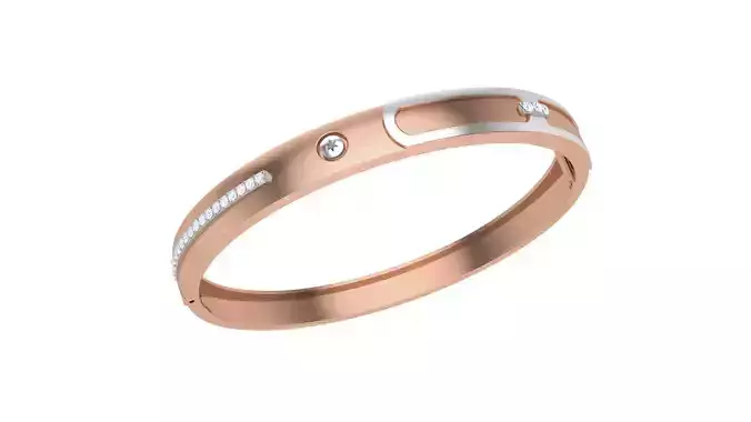 Screw Head Solid Diamond Unisex Bracelets 3dm stl renders obj  3D print model