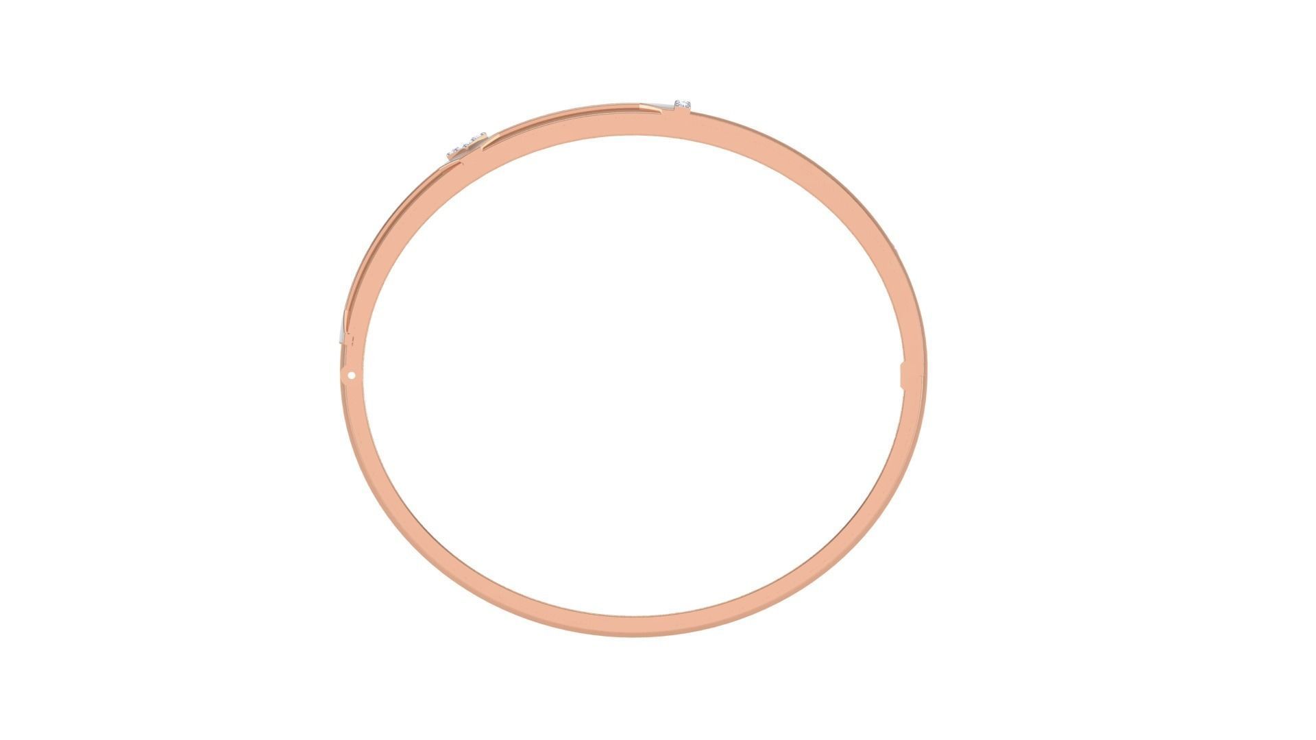 Screw Head Solid Diamond Unisex Bracelets 3dm stl renders obj 3D print model_11