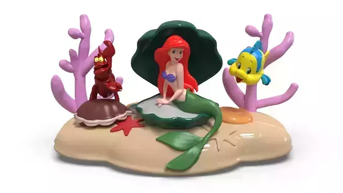 Ariel LITTLE MERMAID DIORAMA 