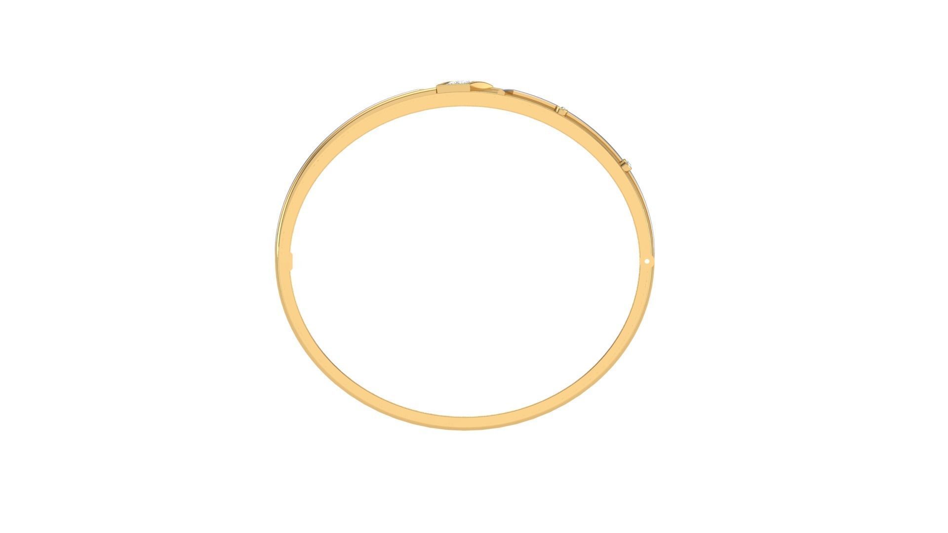 Screw Head Solid Diamond Unisex Bracelets 3dm stl renders obj  3D print model_6
