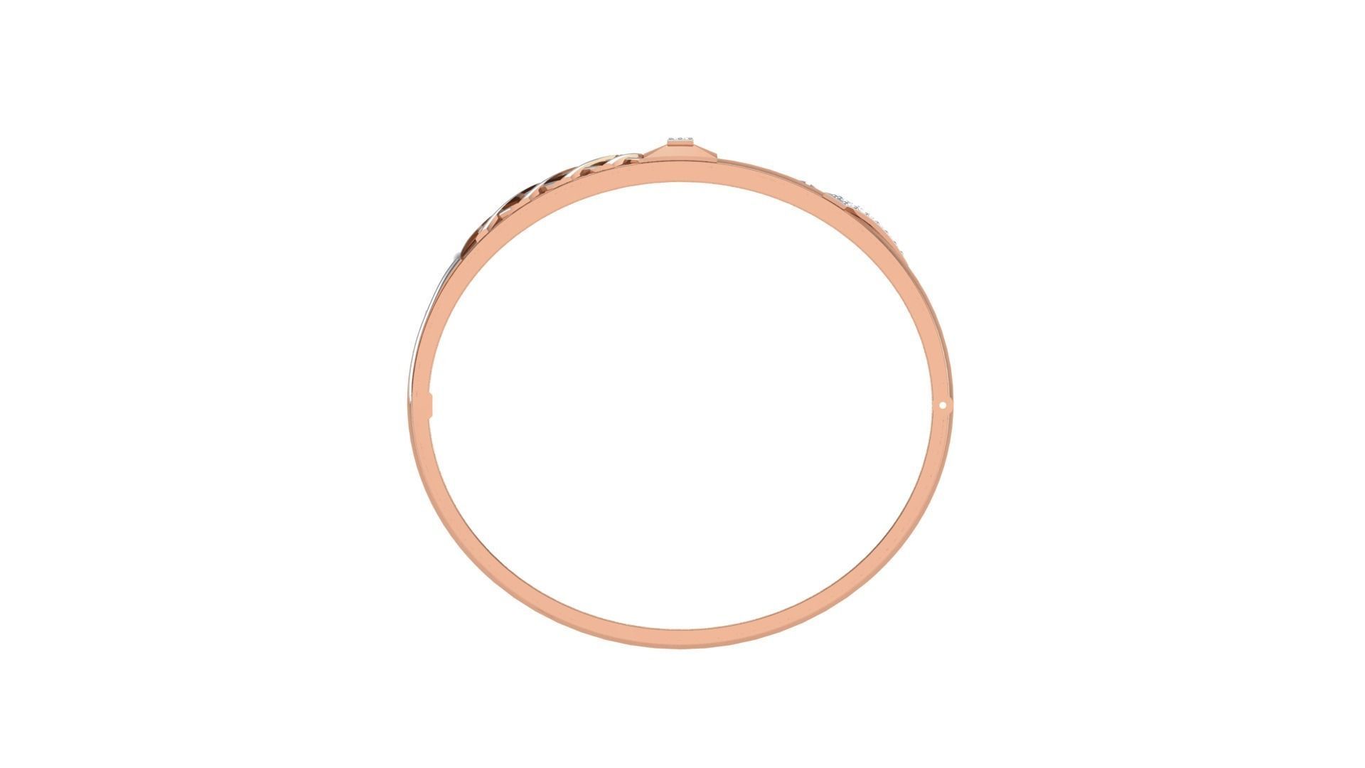 Screw Head Solid Diamond Unisex Bracelets 3dm stl renders obj  3D print model_11