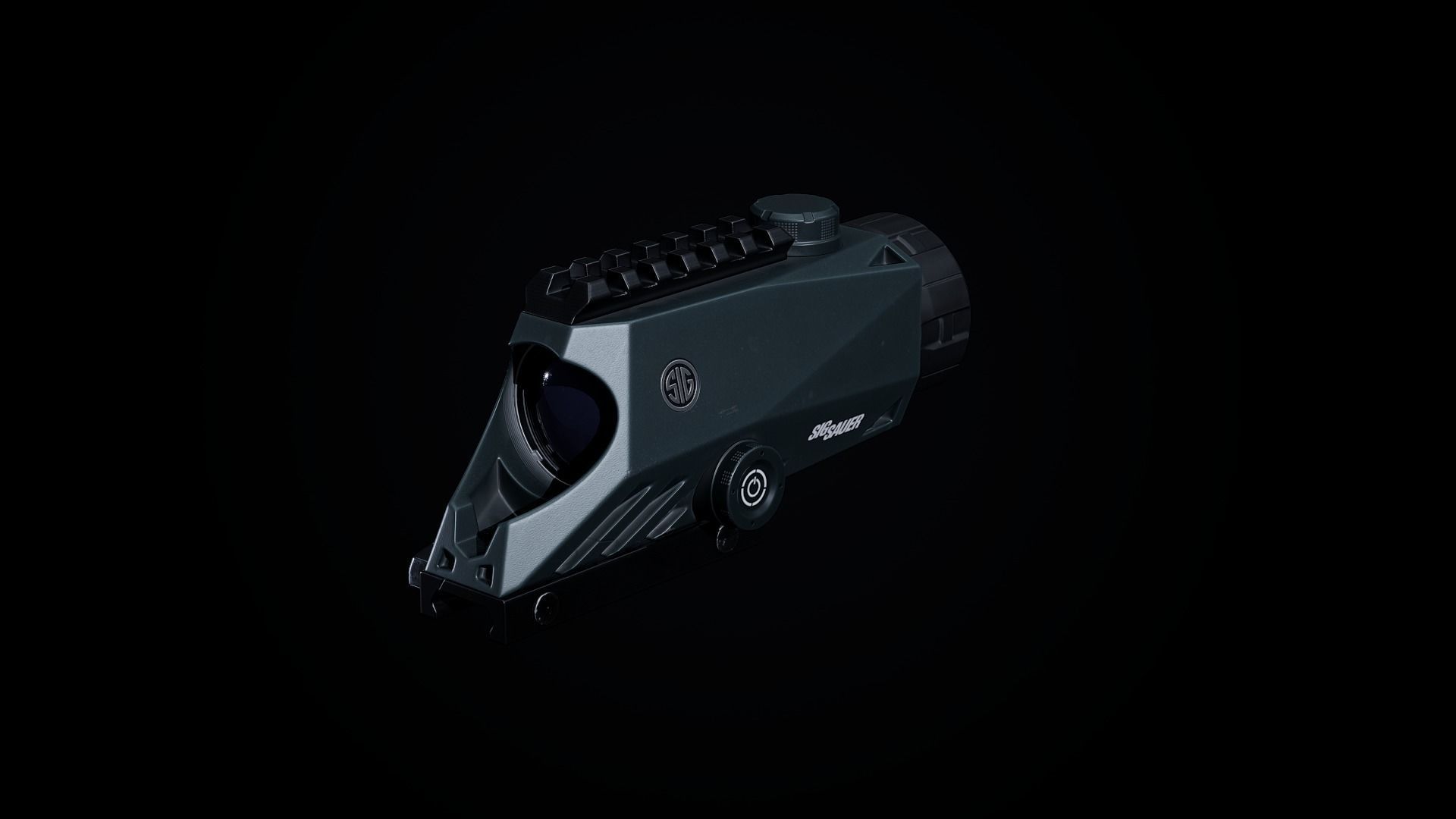 Bravo 4 PBR Low-poly 3D model_3