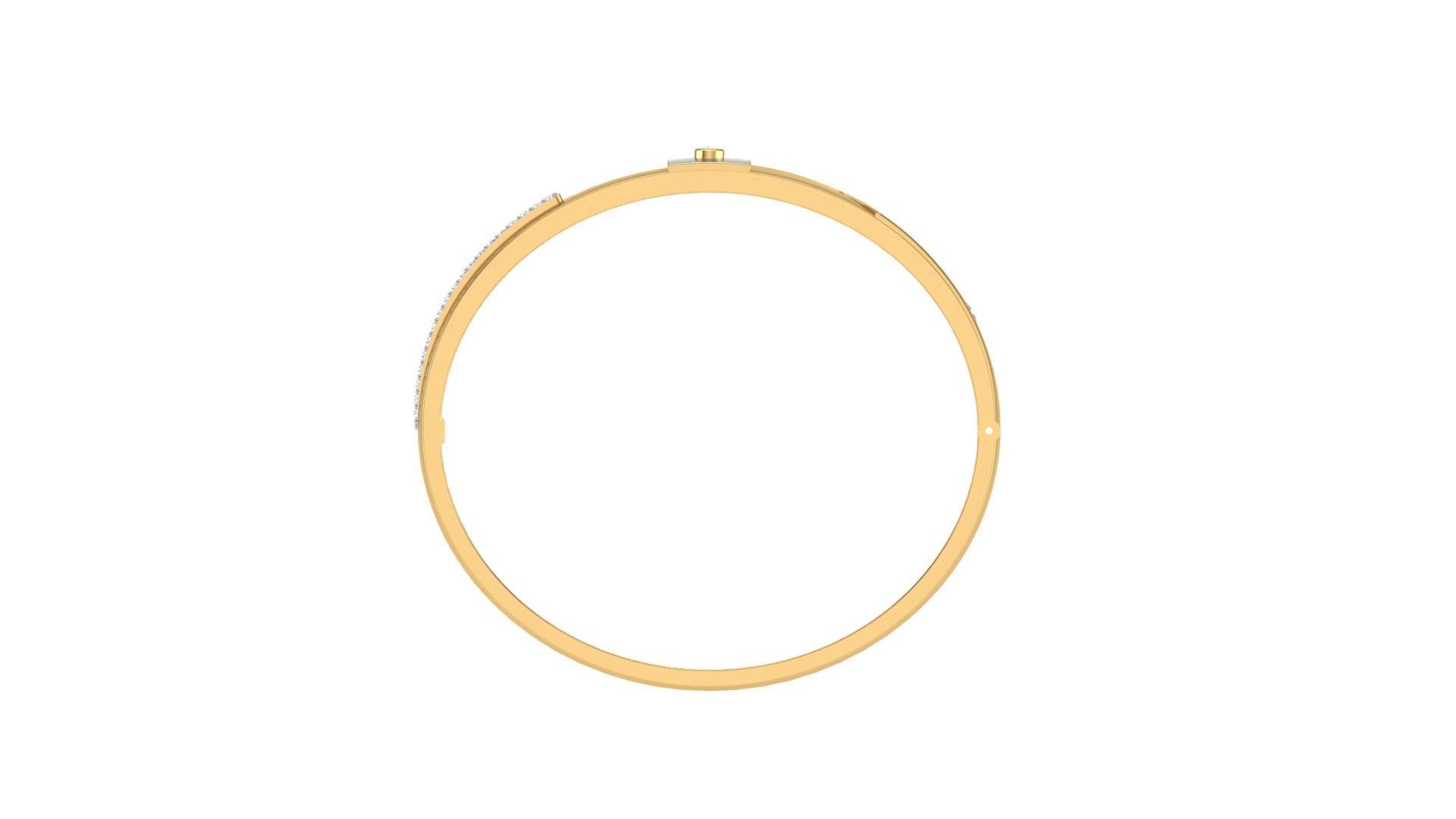 Screw Head Solid Diamond Unisex Bracelets 3dm stl renders obj  3D print model_9