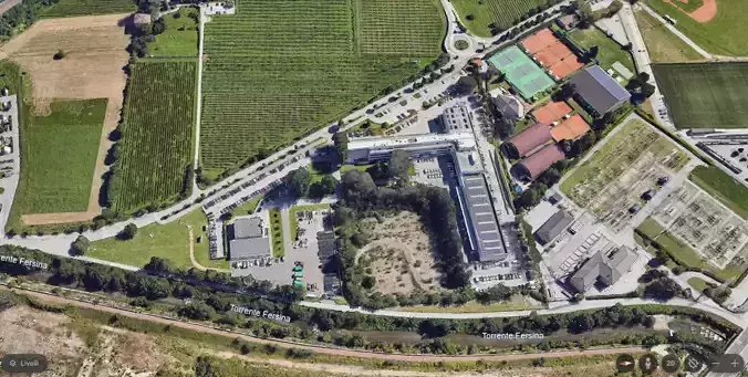 Dolomiti Energia Trento building 3D and 2D 3D print model