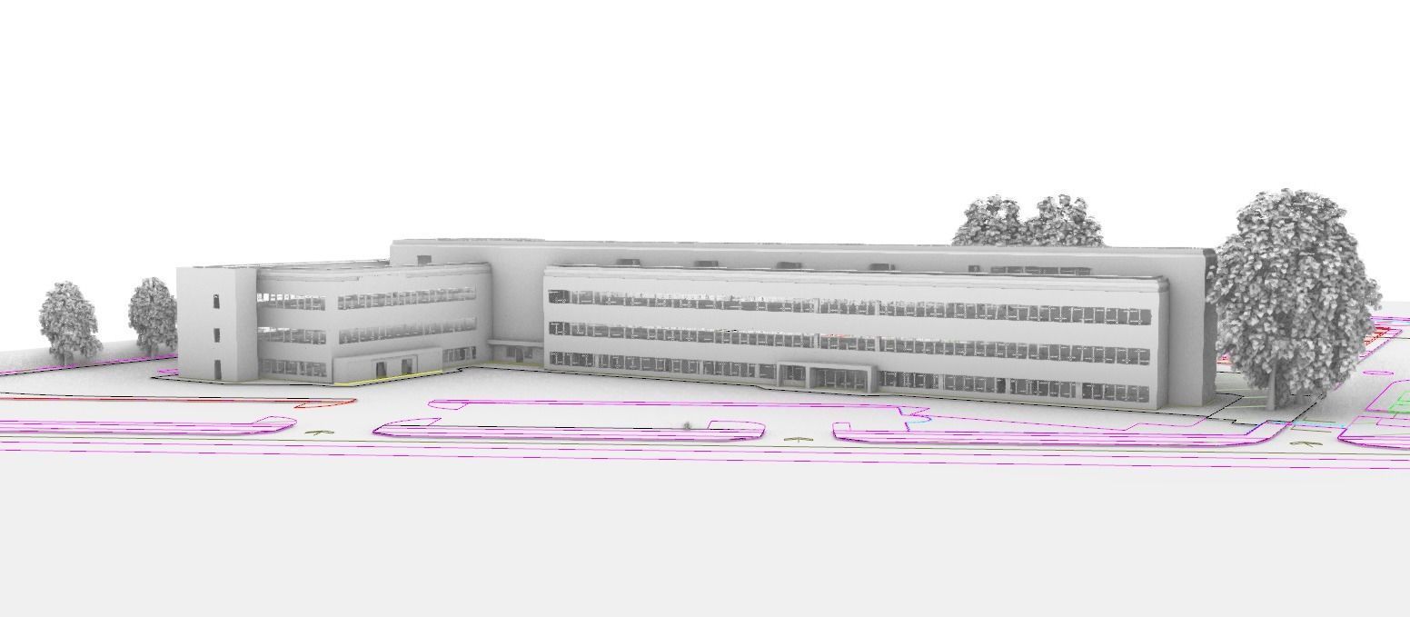 Dolomiti Energia Trento building 3D and 2D 3D print model_13