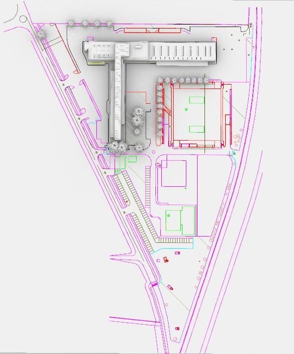 Dolomiti Energia Trento building 3D and 2D 3D print model_8