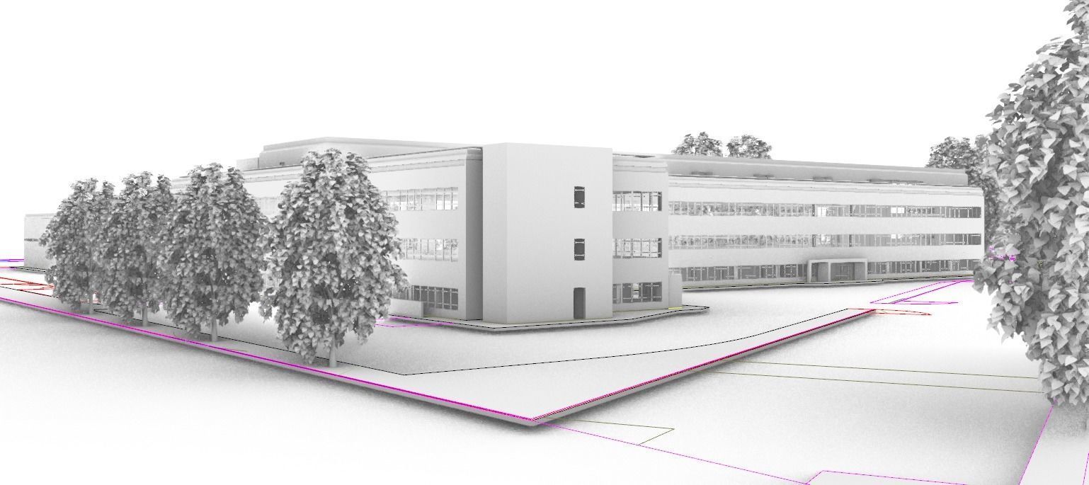 Dolomiti Energia Trento building 3D and 2D 3D print model_12