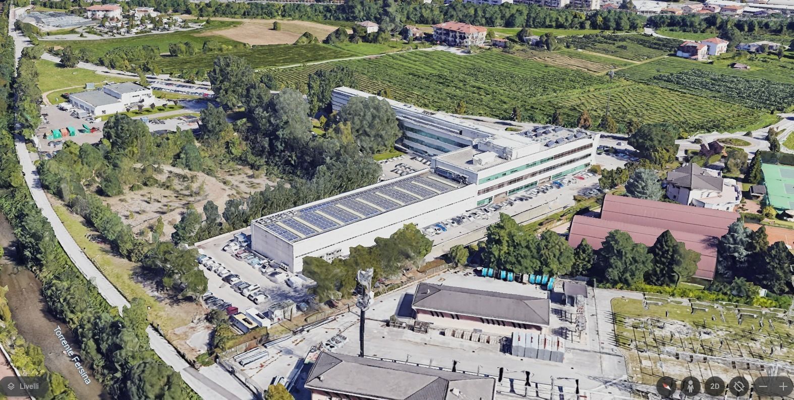 Dolomiti Energia Trento building 3D and 2D 3D print model_3